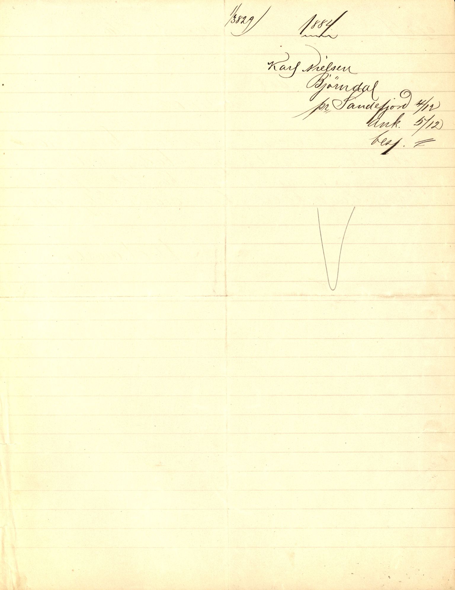 Pa 63 - Østlandske skibsassuranceforening, VEMU/A-1079/G/Ga/L0017/0003: Havaridokumenter / Alma, Aise, Ole Bull, Tellus, Frank, 1884, p. 11