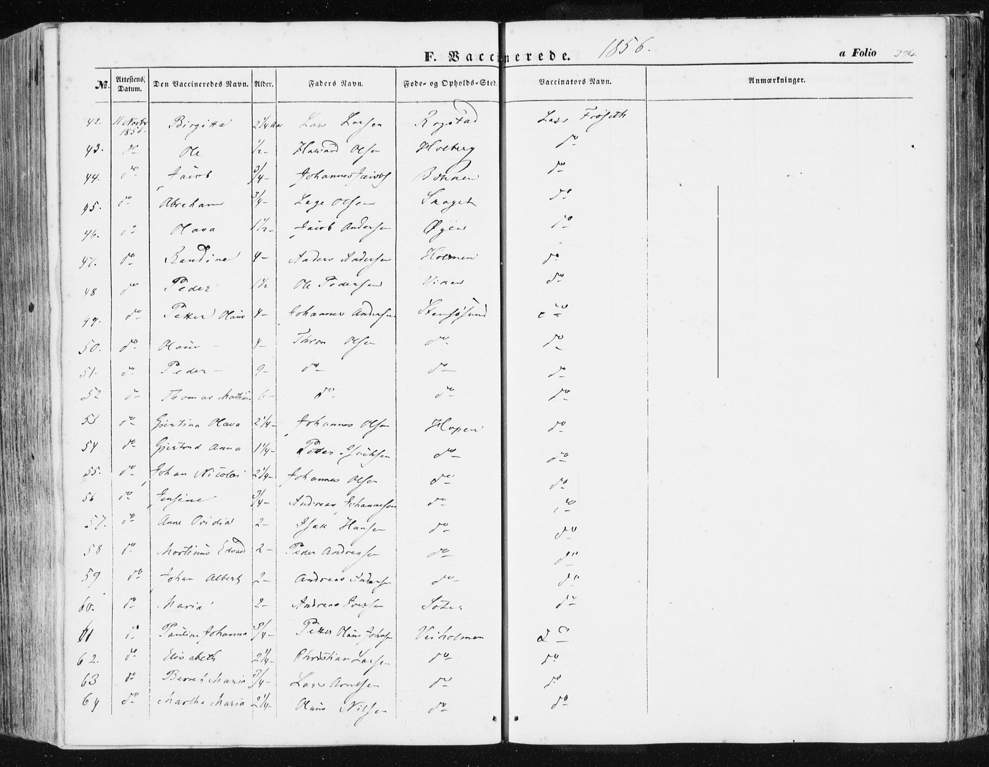 Ministerialprotokoller, klokkerbøker og fødselsregistre - Møre og Romsdal, AV/SAT-A-1454/581/L0937: Parish register (official) no. 581A05, 1853-1872, p. 396