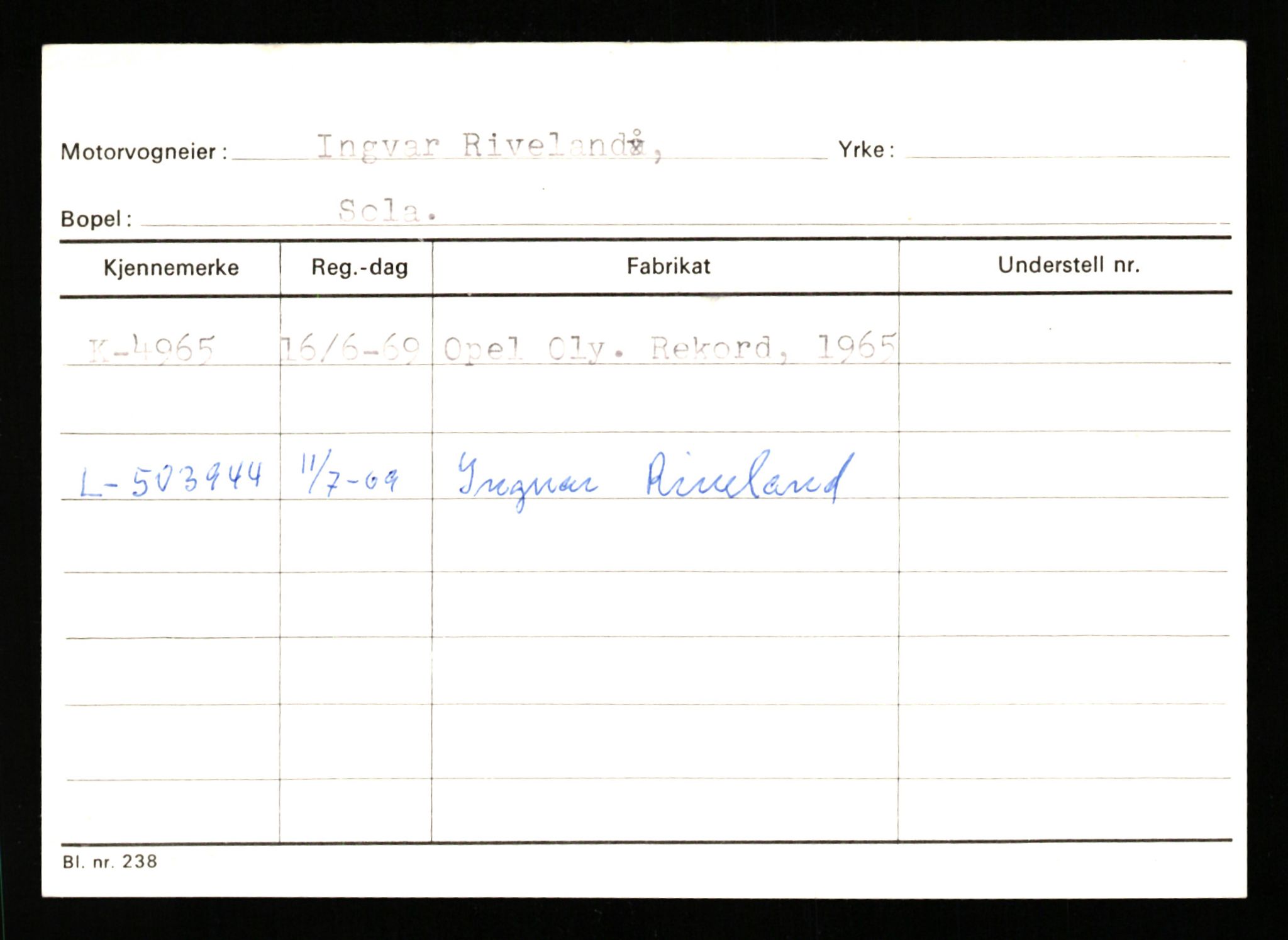 Stavanger trafikkstasjon, AV/SAST-A-101942/0/G/L0001: Registreringsnummer: 0 - 5782, 1930-1971, p. 2909