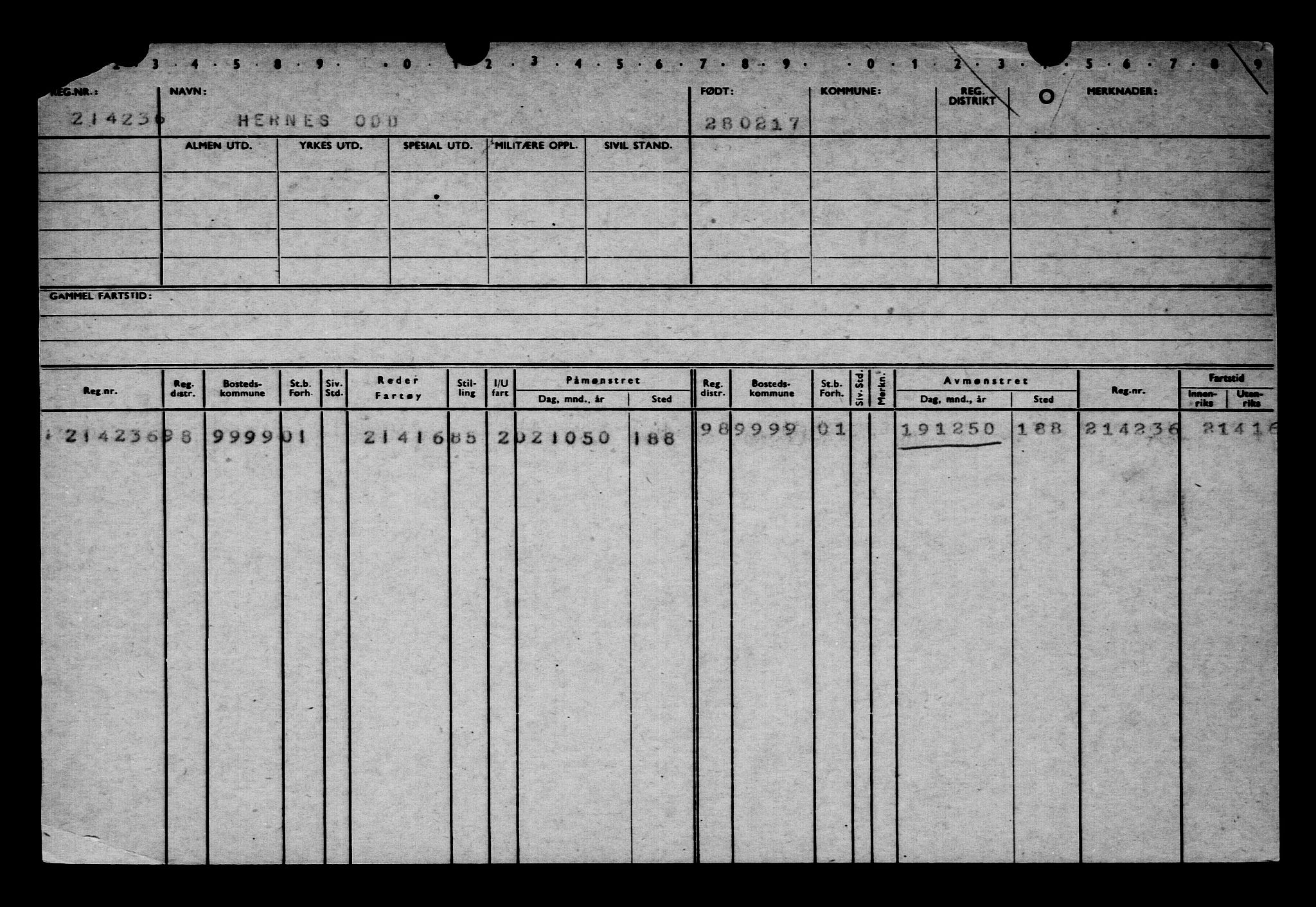 Direktoratet for sjømenn, AV/RA-S-3545/G/Gb/L0146: Hovedkort, 1917, p. 372