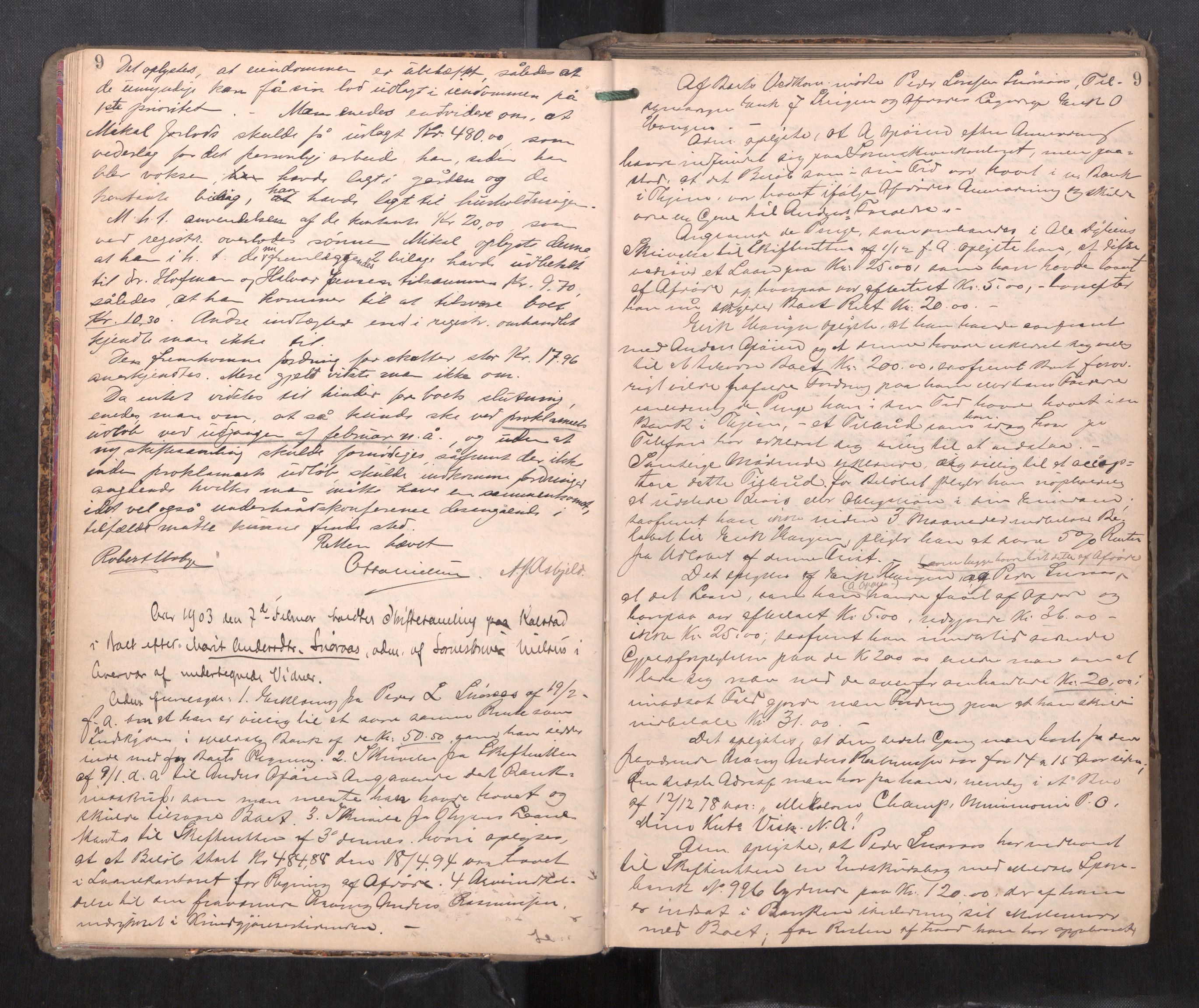 Orkdal sorenskriveri, AV/SAT-A-4169/1/3/3B/L0011: Skiftebehandlingsprotokoll, 1902-1914, p. 9