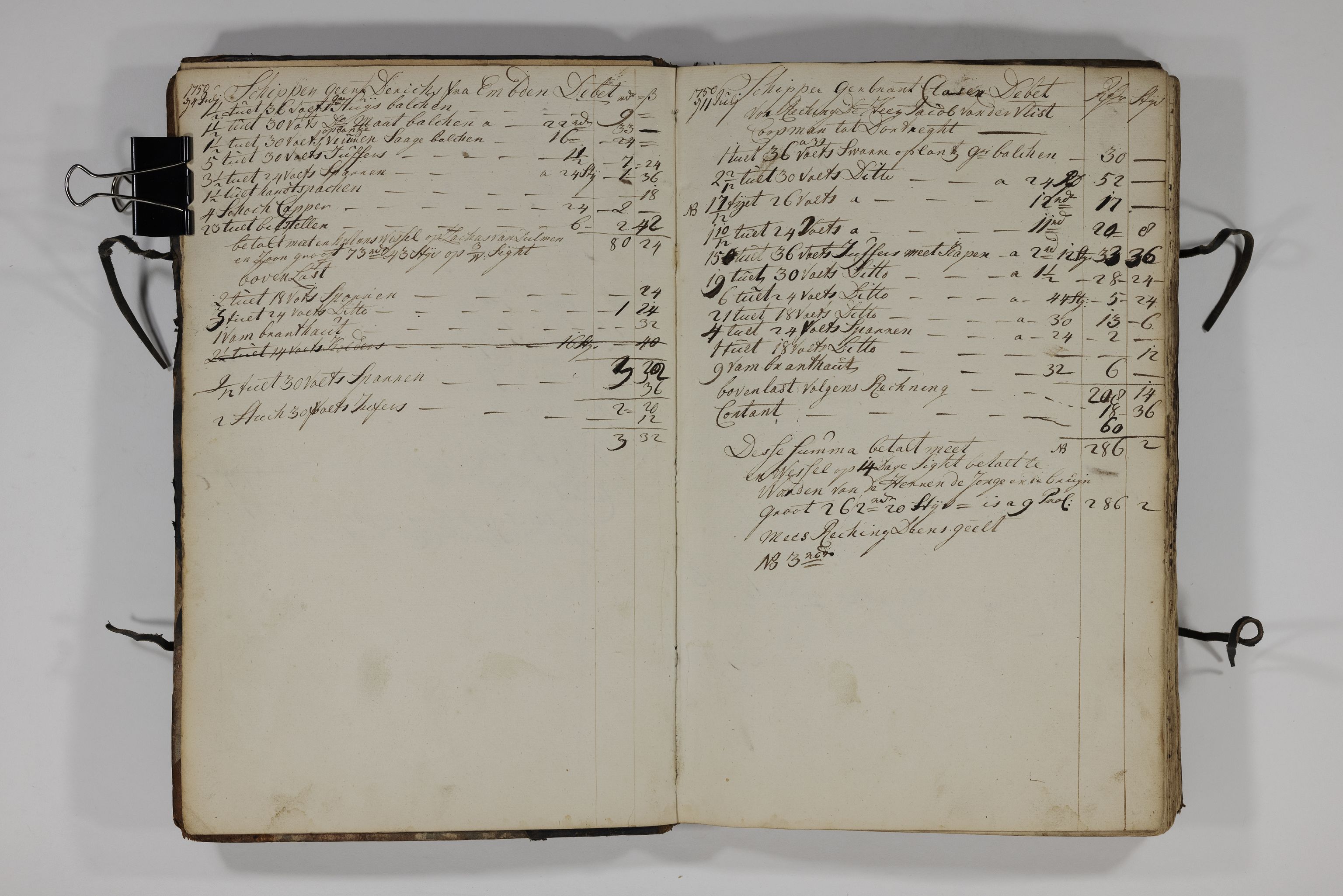 Blehr/ Kjellestad, TEMU/TGM-A-1212/R/Rl/L0013: Regnskapsbok, 1750-1771, p. 6