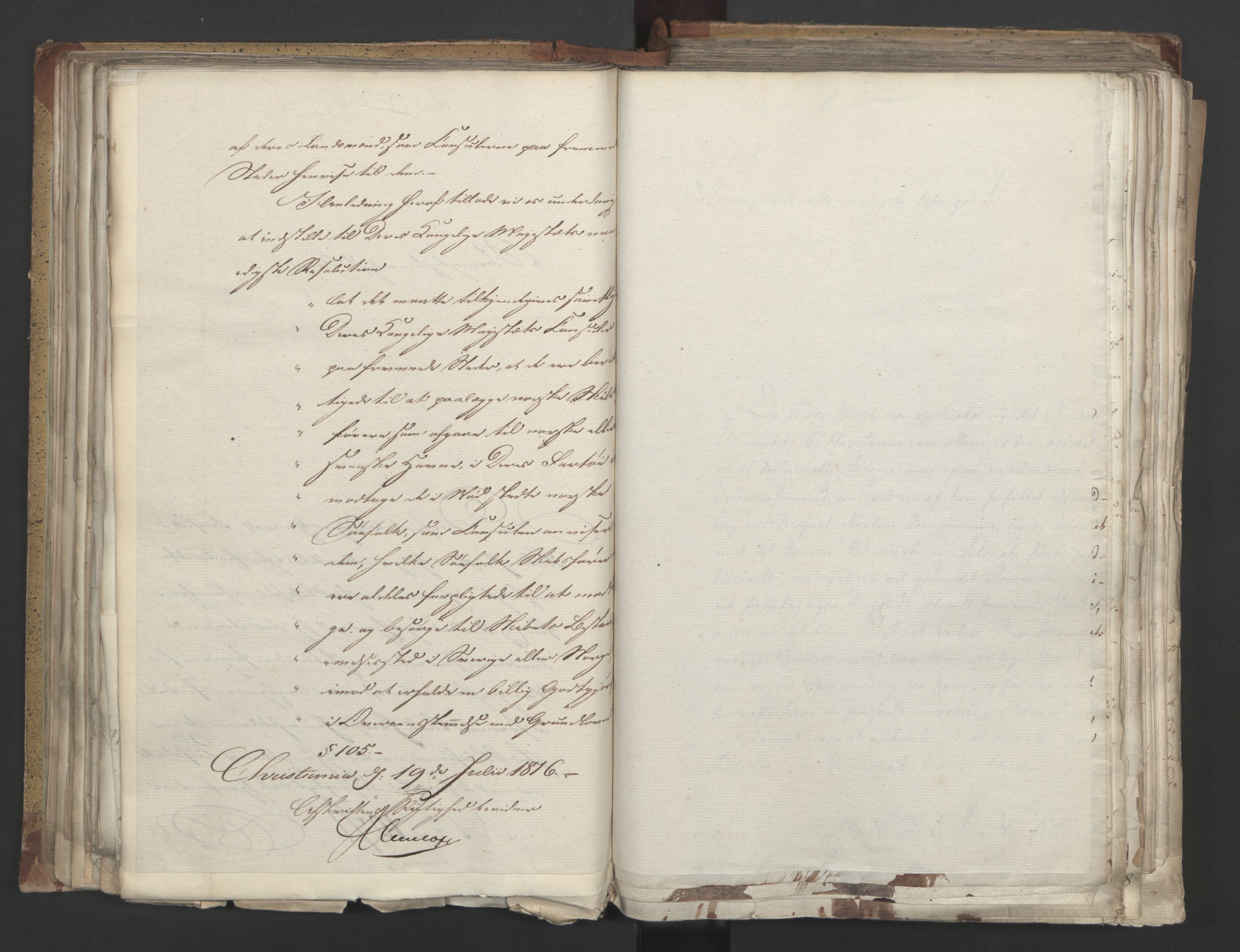 Statsrådsavdelingen i Stockholm, AV/RA-S-1003/D/Da/L0005: Regjeringsinnstillinger nr. 1000-1246, 1816, p. 156