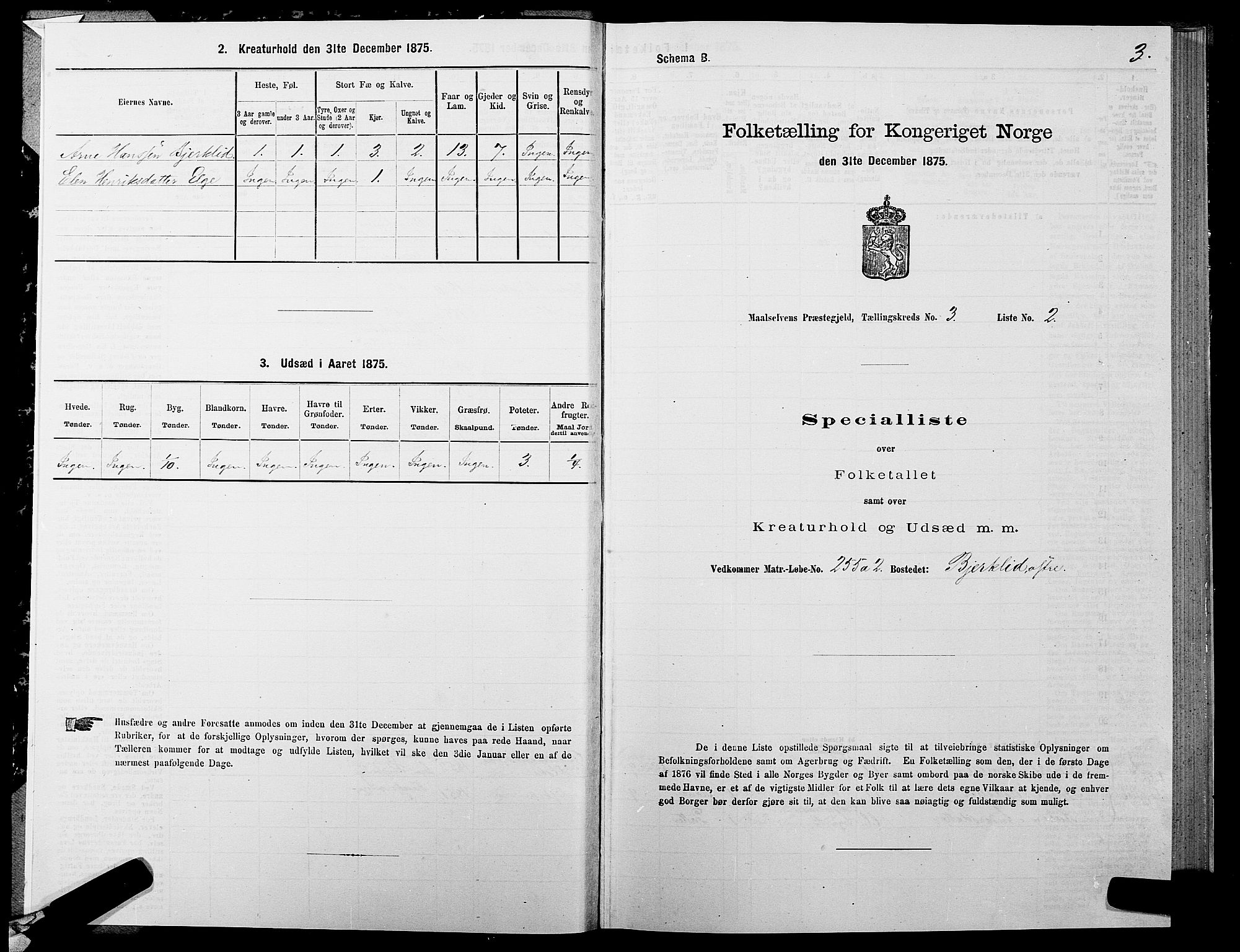 SATØ, 1875 census for 1924P Målselv, 1875, p. 2003