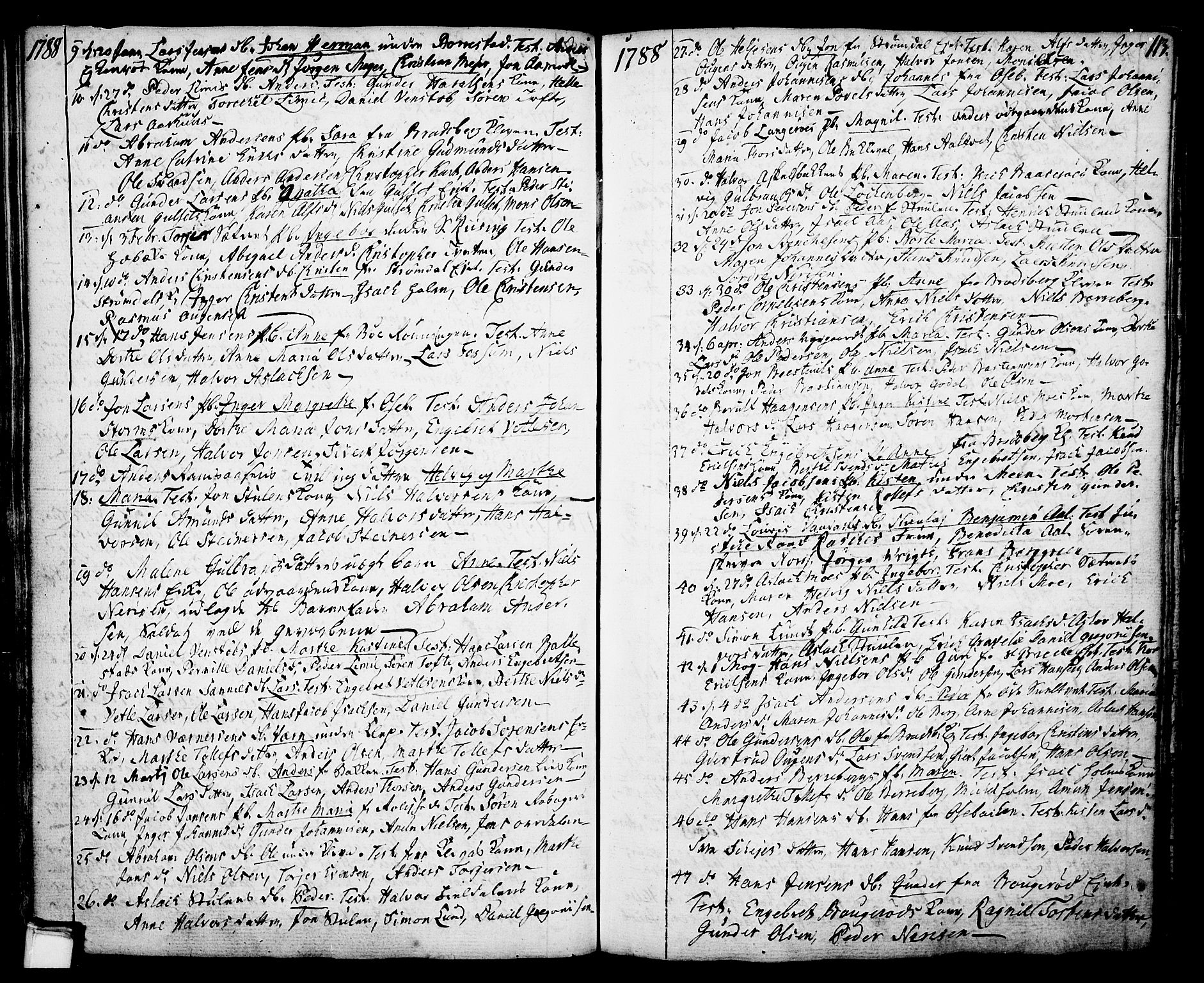 Gjerpen kirkebøker, SAKO/A-265/F/Fa/L0002: Parish register (official) no. I 2, 1747-1795, p. 113