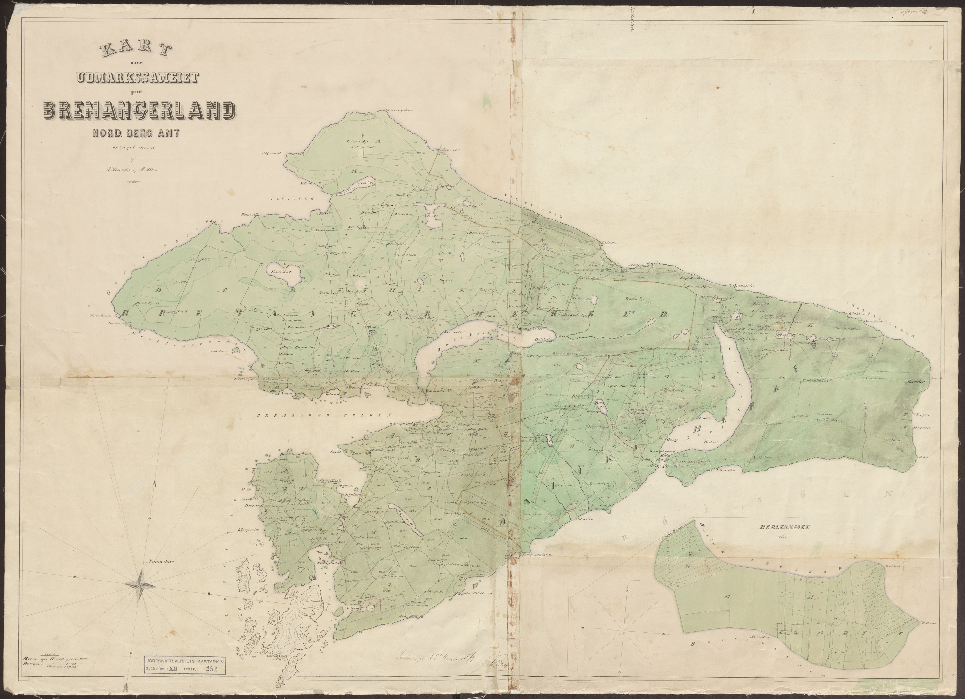 Jordskifteverkets kartarkiv, AV/RA-S-3929/T, 1859-1988, p. 349
