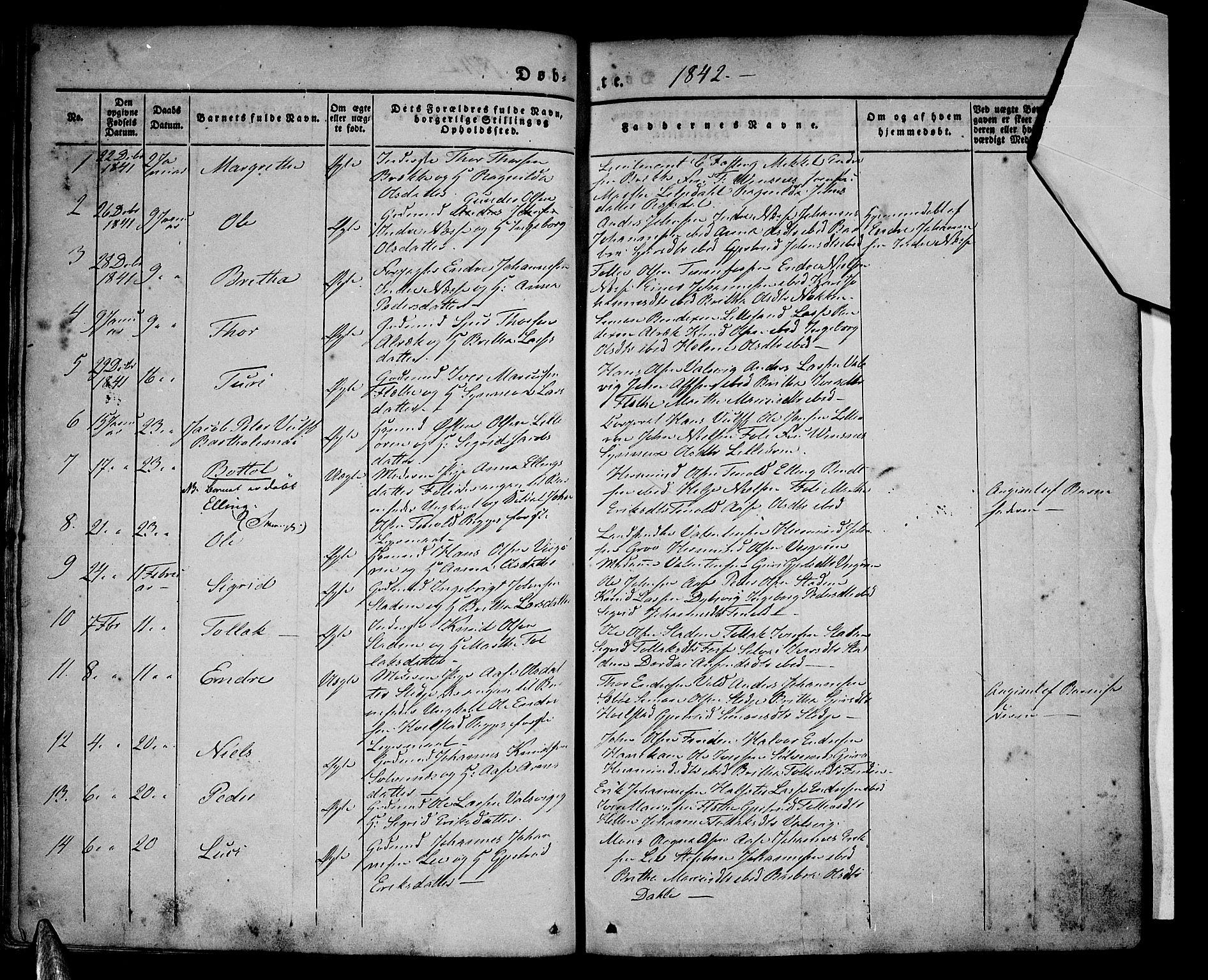 Vik sokneprestembete, SAB/A-81501: Parish register (official) no. A 7, 1831-1845, p. 64