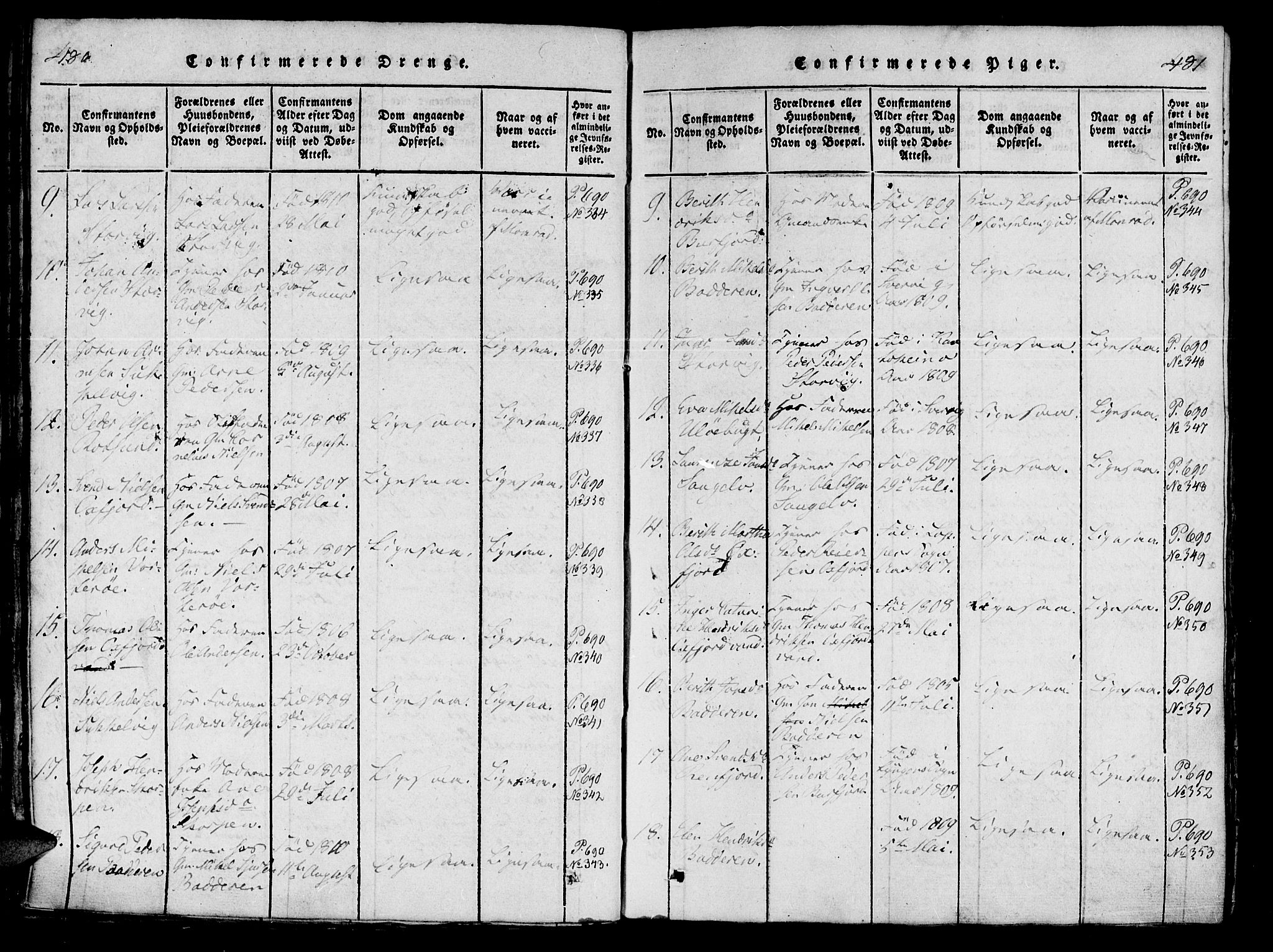 Skjervøy sokneprestkontor, AV/SATØ-S-1300/H/Ha/Haa/L0004kirke: Parish register (official) no. 4, 1820-1838, p. 480-481