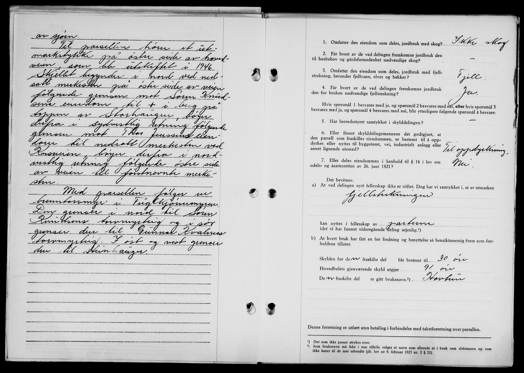 Lofoten sorenskriveri, SAT/A-0017/1/2/2C/L0018a: Mortgage book no. 18a, 1948-1948, Diary no: : 1421/1948