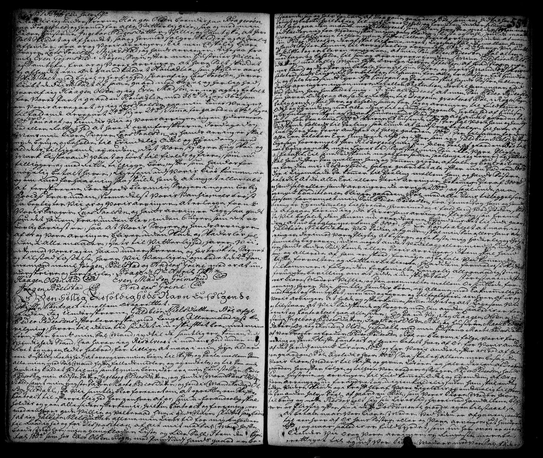 Lier, Røyken og Hurum sorenskriveri, SAKO/A-89/G/Ga/Gaa/L0002: Mortgage book no. II, 1725-1755, p. 554