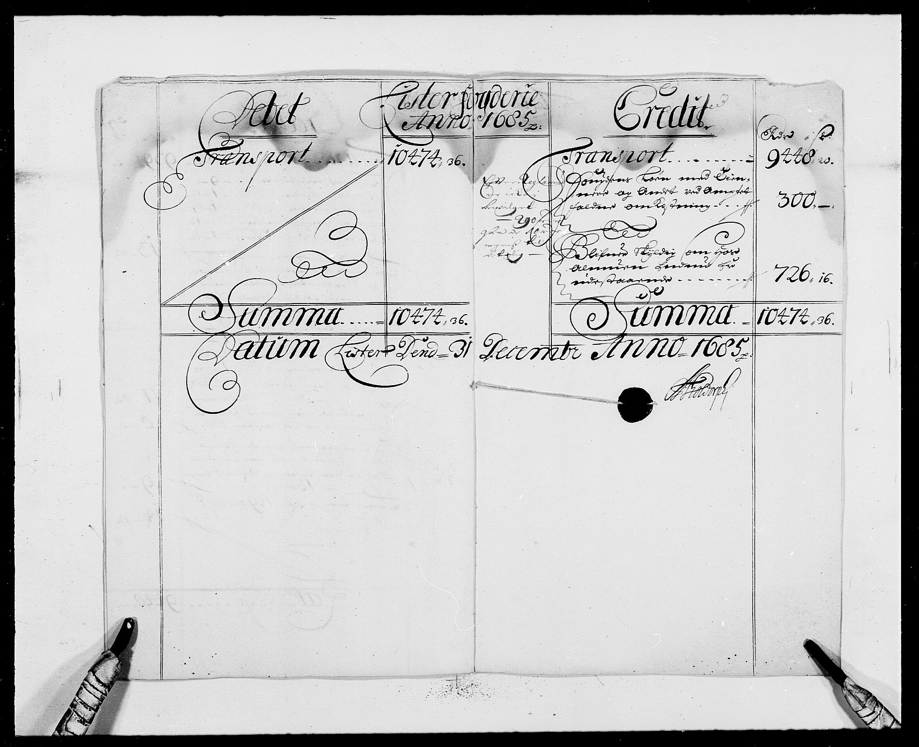 Rentekammeret inntil 1814, Reviderte regnskaper, Fogderegnskap, AV/RA-EA-4092/R41/L2533: Fogderegnskap Lista, 1684-1685, p. 160