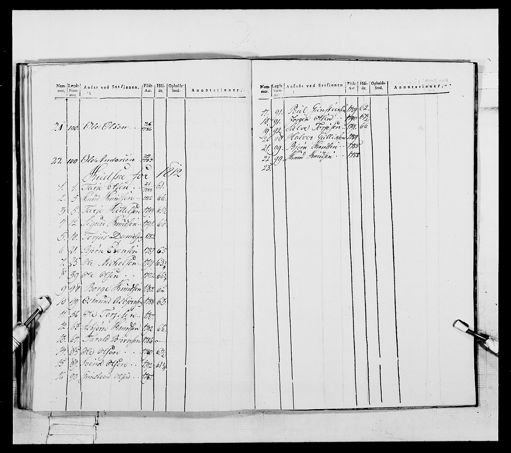 Generalitets- og kommissariatskollegiet, Det kongelige norske kommissariatskollegium, AV/RA-EA-5420/E/Eh/L0112: Vesterlenske nasjonale infanteriregiment, 1812, p. 570