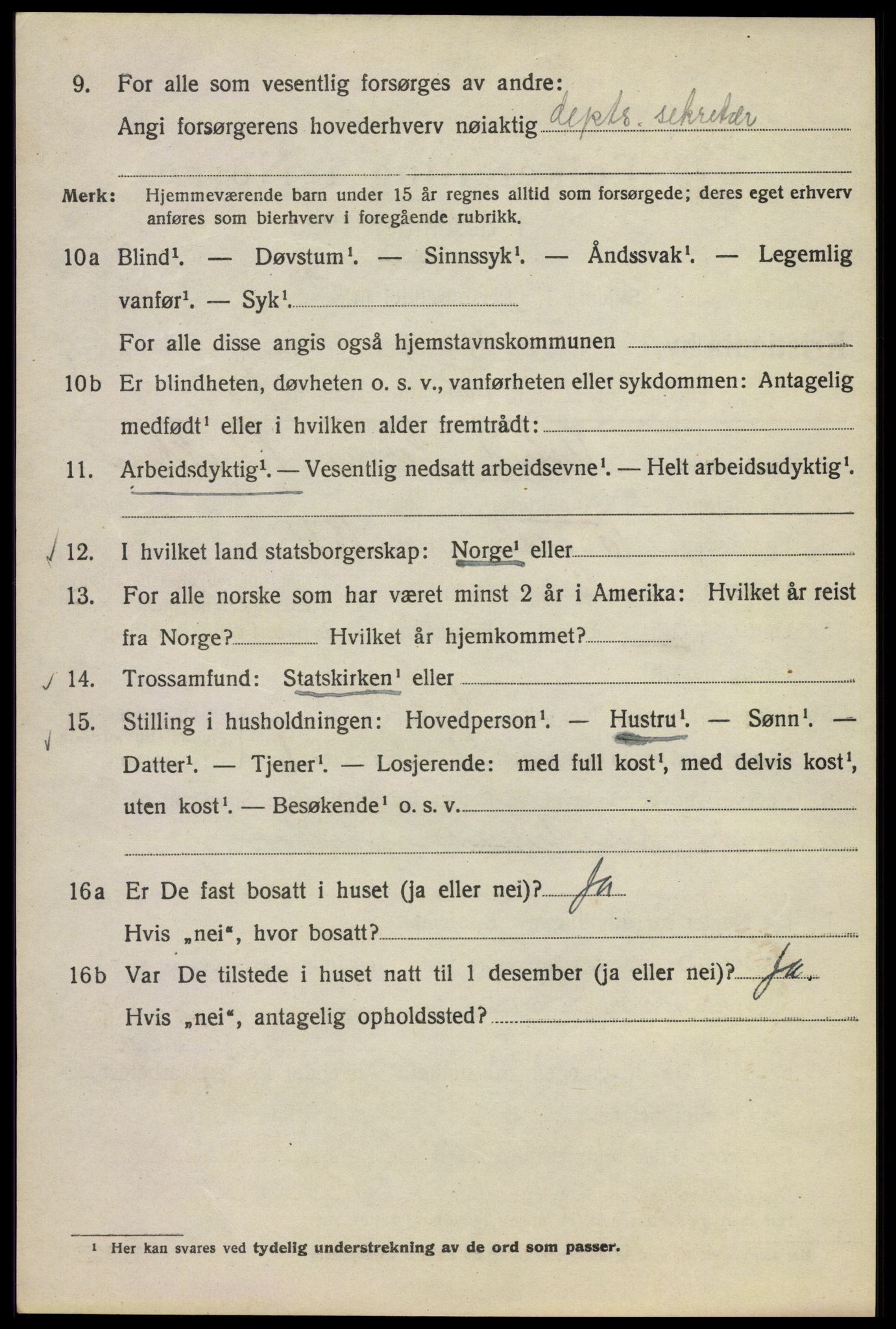 SAO, 1920 census for Kristiania, 1920, p. 603420