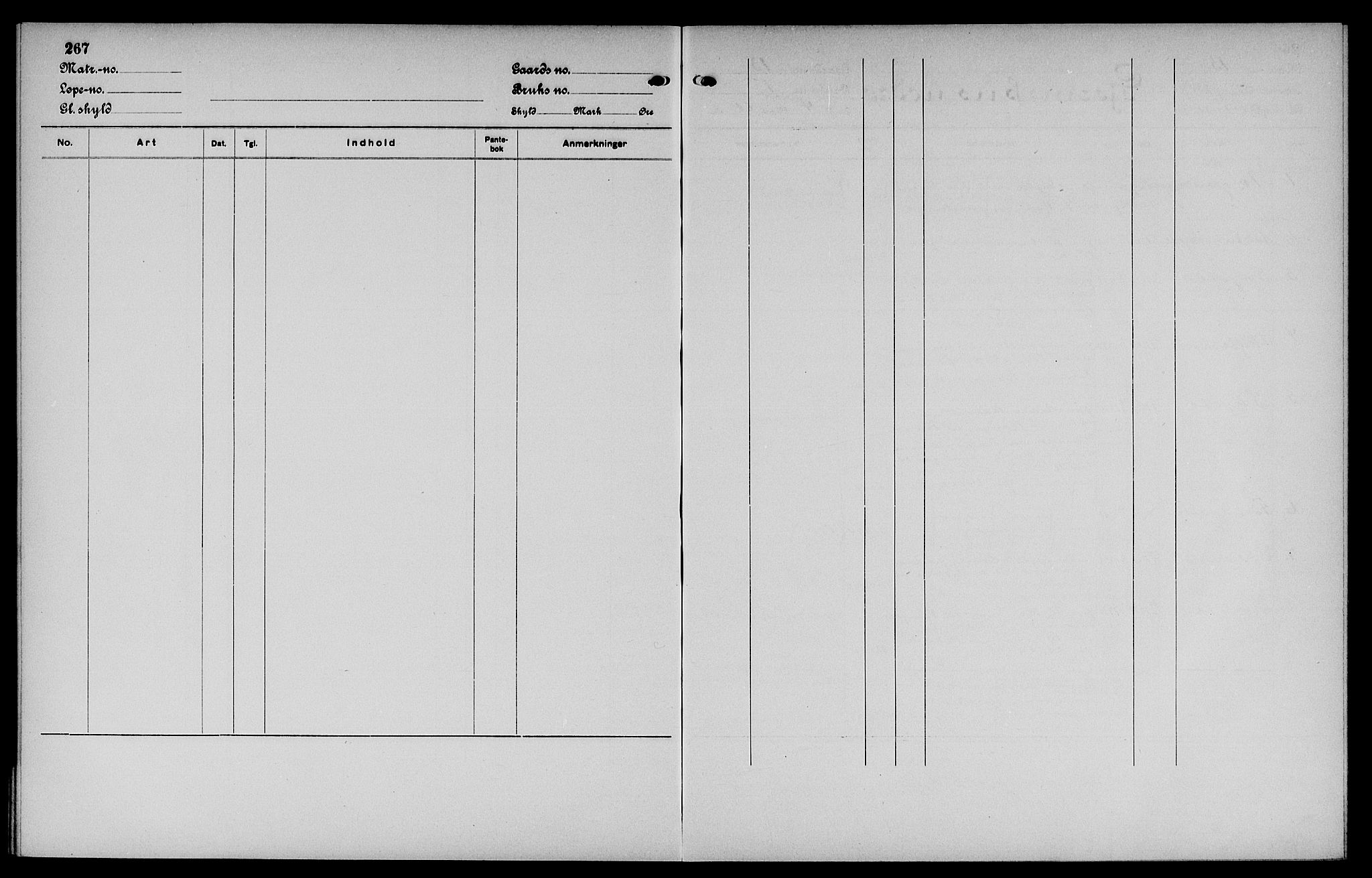 Vinger og Odal sorenskriveri, SAH/TING-022/H/Ha/Hac/Hacc/L0002: Mortgage register no. 3.2, 1923, p. 267