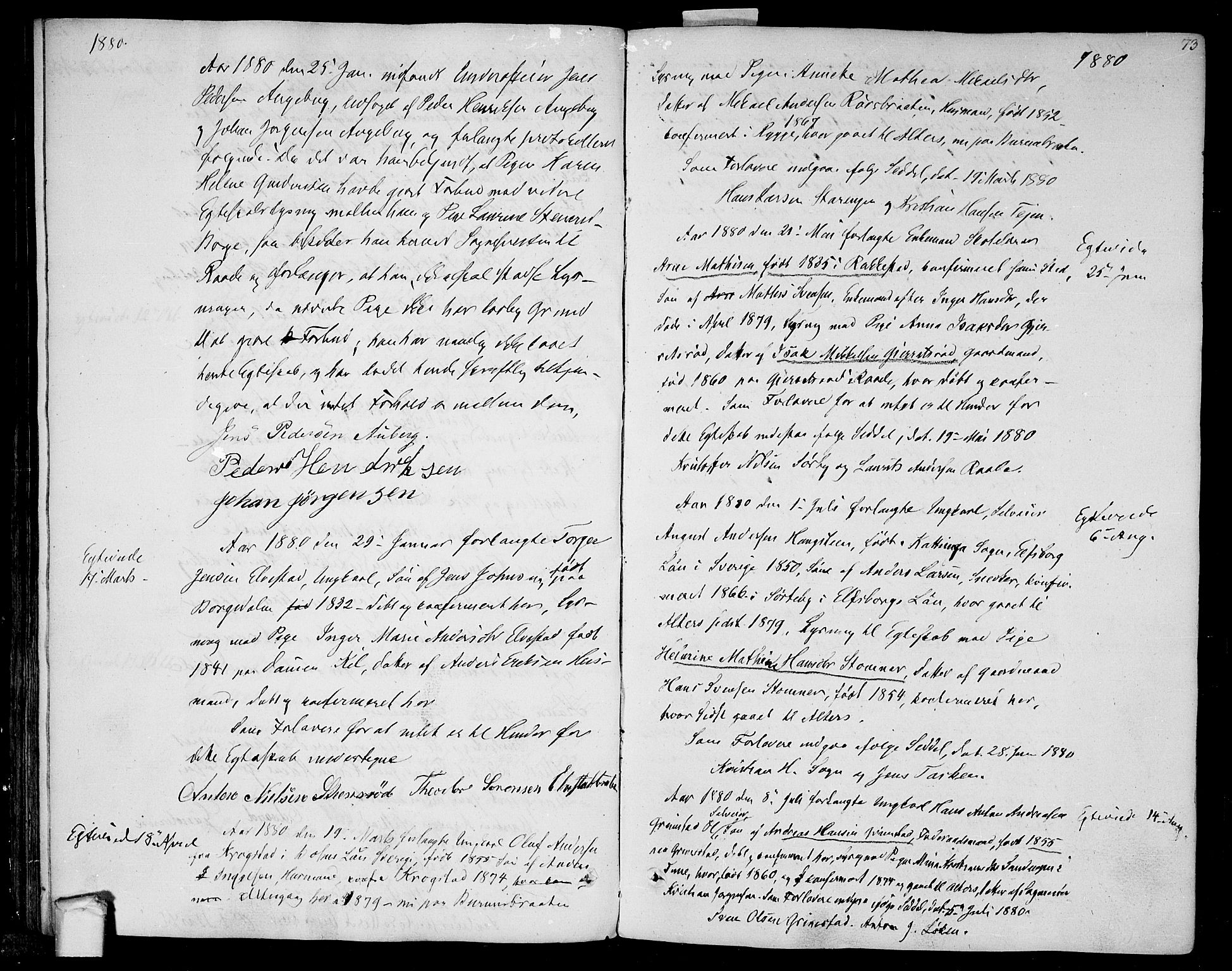 Råde prestekontor kirkebøker, AV/SAO-A-2009/F/Fa/L0003: Parish register (official) no. 3, 1806-1814, p. 73