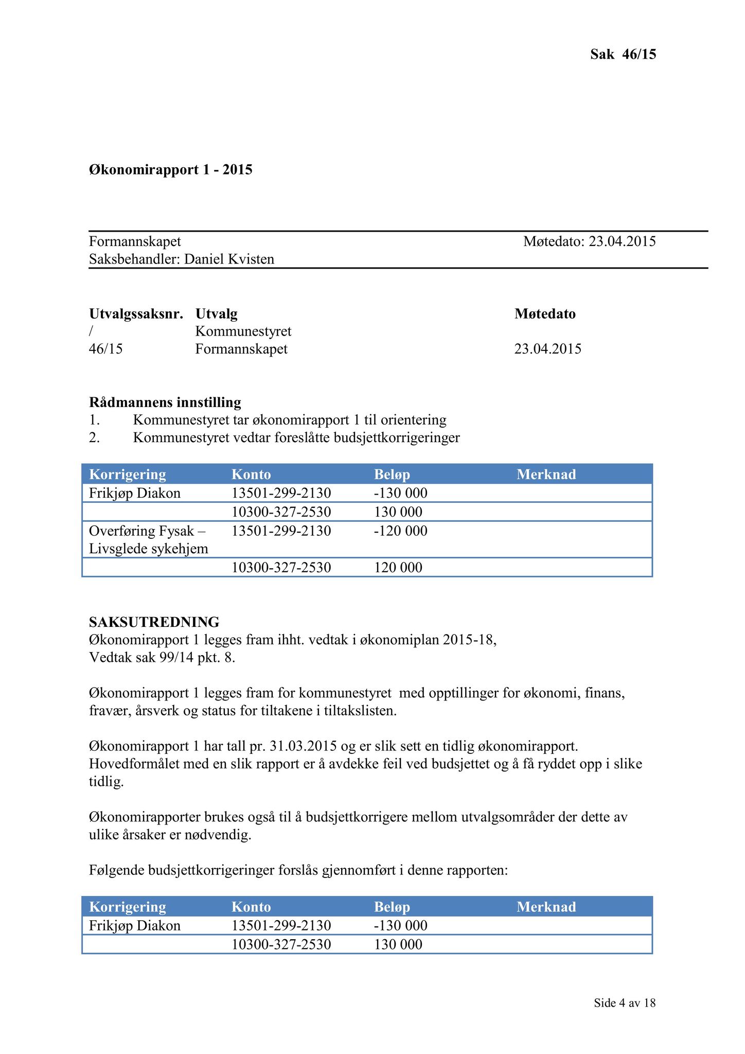 Klæbu Kommune, TRKO/KK/02-FS/L008: Formannsskapet - Møtedokumenter, 2015, p. 1331