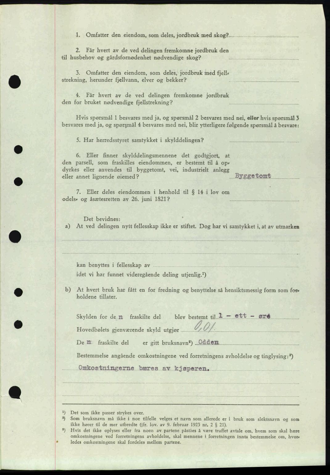 Tønsberg sorenskriveri, AV/SAKO-A-130/G/Ga/Gaa/L0015: Mortgage book no. A15, 1944-1944, Diary no: : 1854/1944