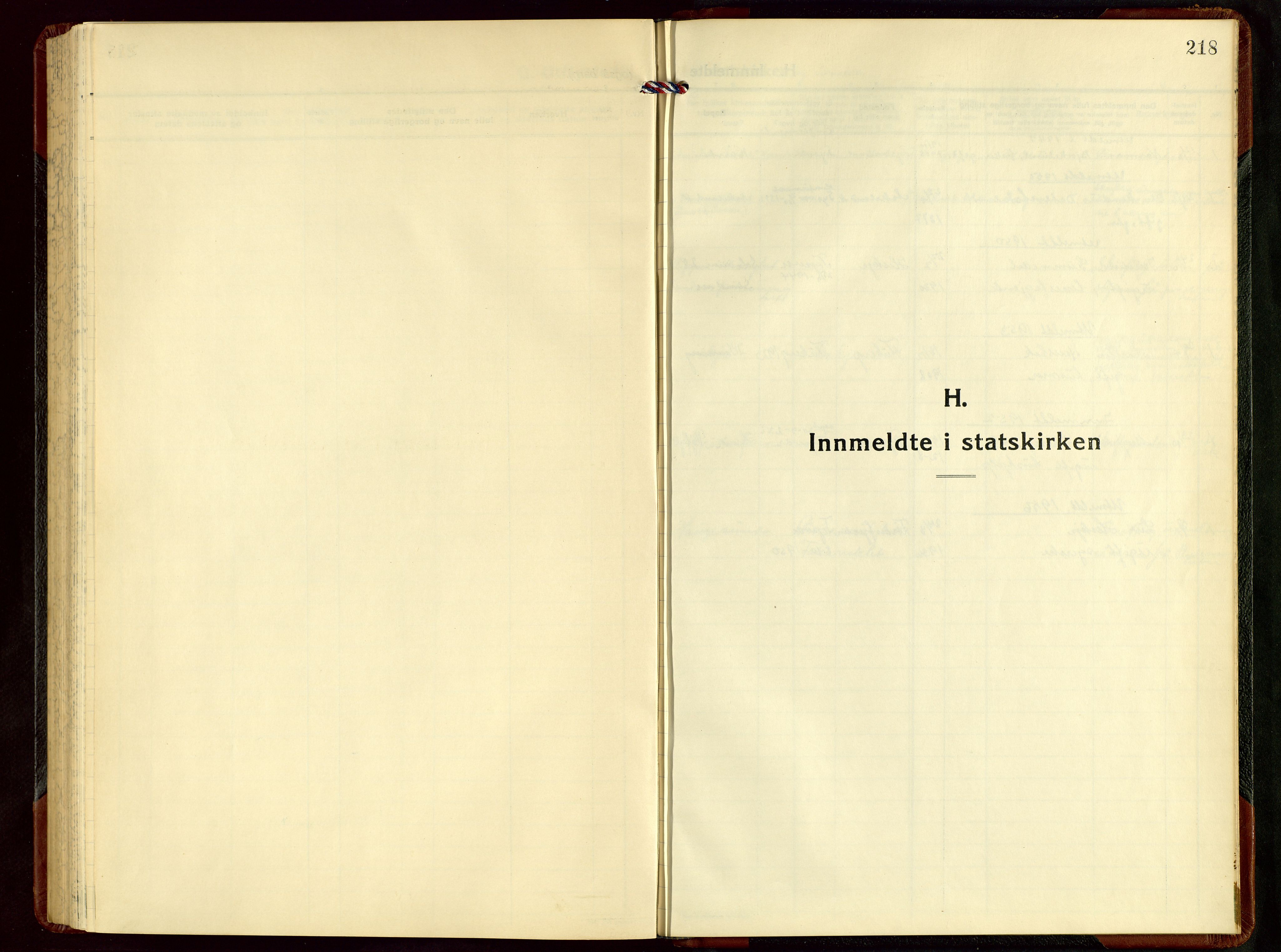 Tysvær sokneprestkontor, SAST/A -101864/H/Ha/Hab/L0008: Parish register (copy) no. B 8, 1947-1957, p. 218