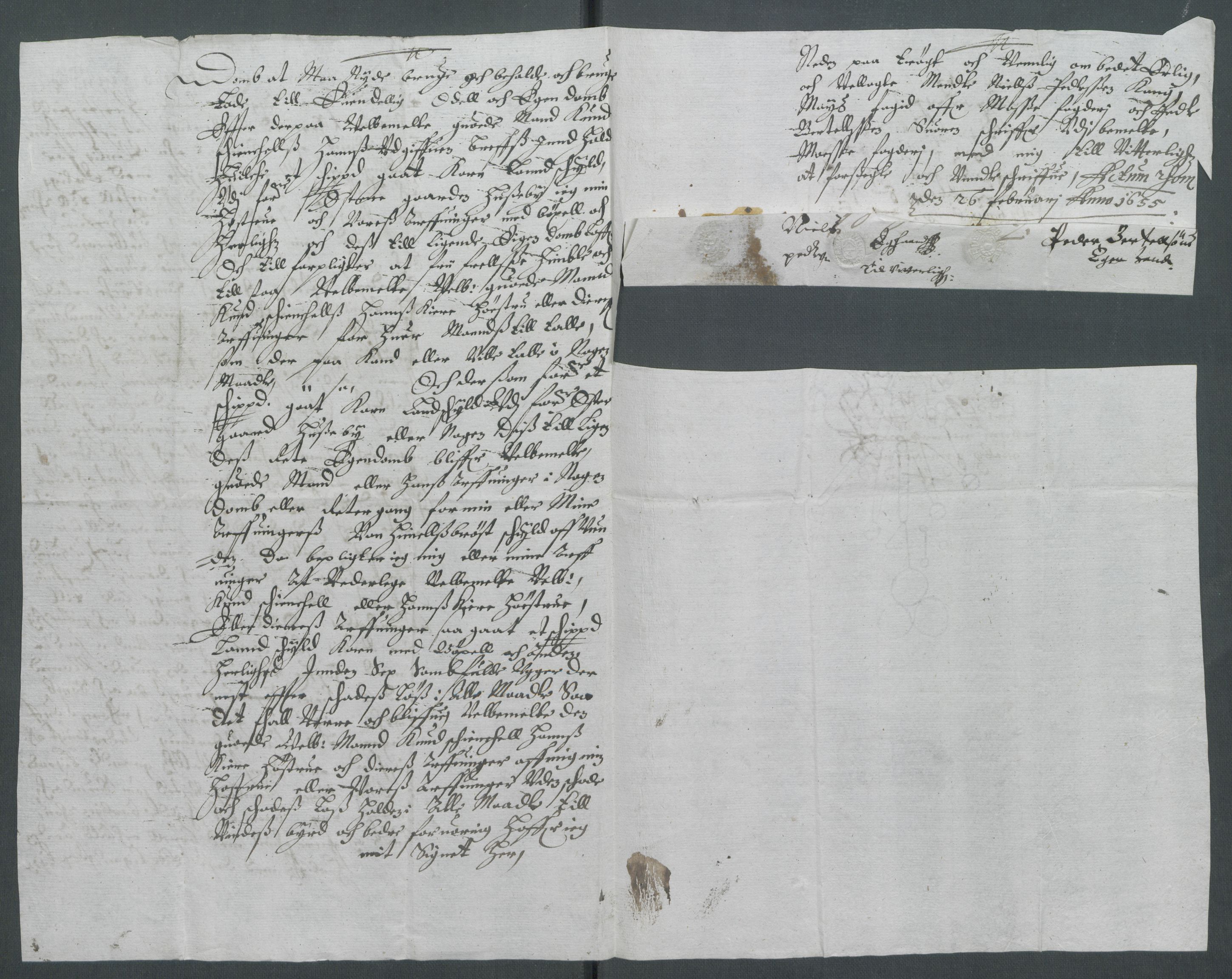 Riksarkivets diplomsamling, AV/RA-EA-5965/F02/L0166: Dokumenter, 1654-1656, p. 77