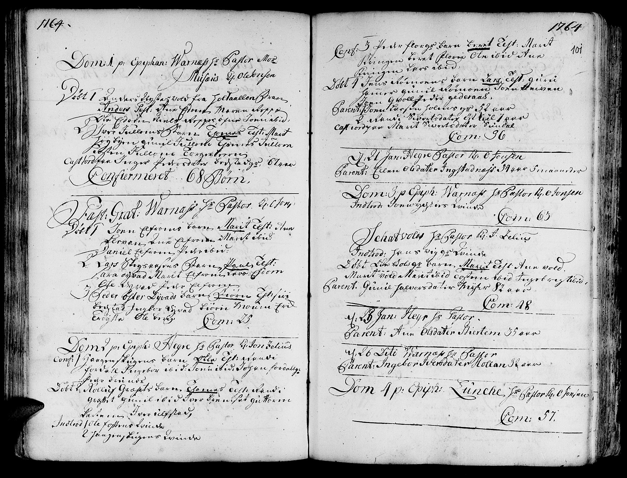 Ministerialprotokoller, klokkerbøker og fødselsregistre - Nord-Trøndelag, SAT/A-1458/709/L0057: Parish register (official) no. 709A05, 1755-1780, p. 101