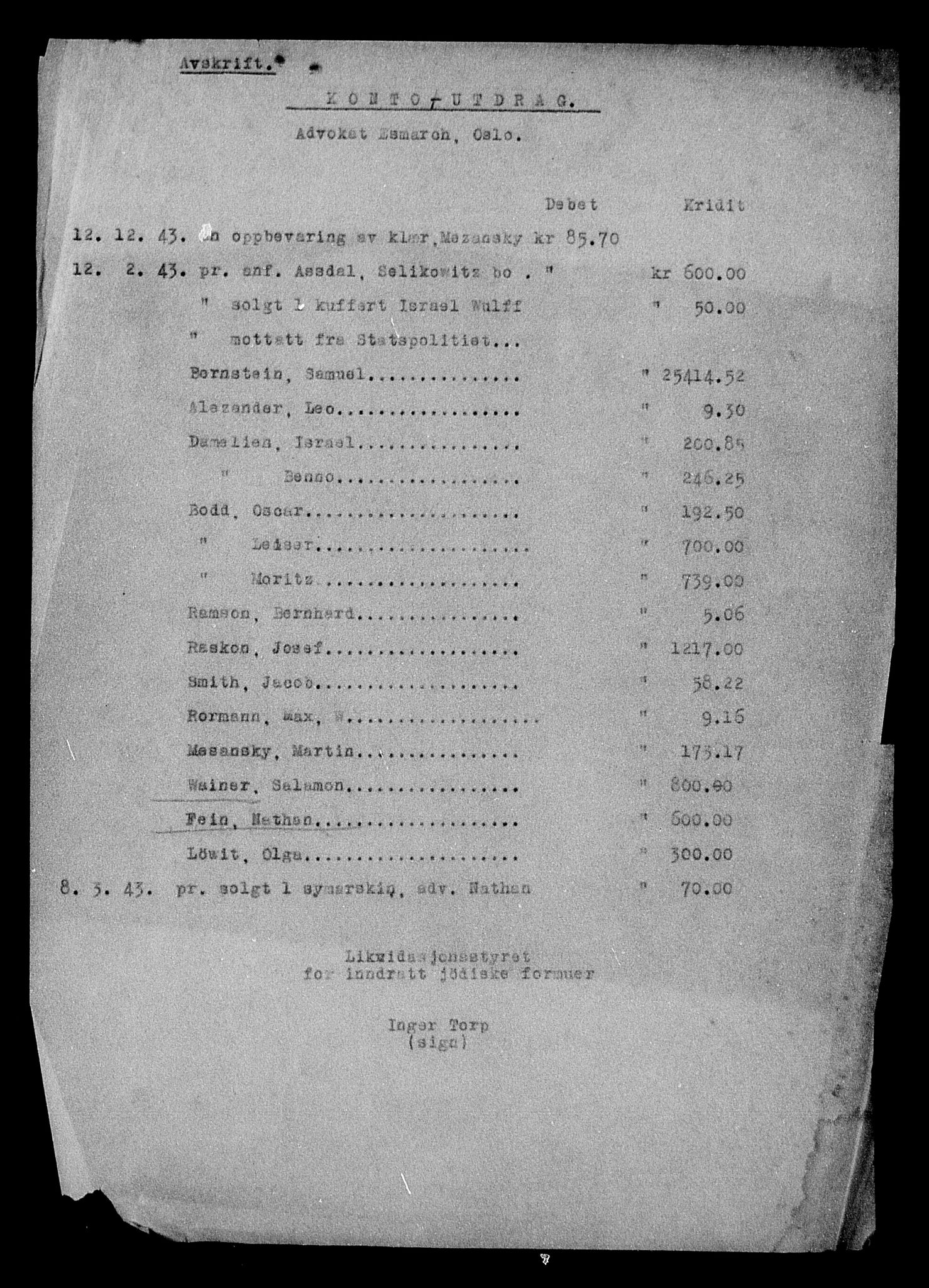 Justisdepartementet, Tilbakeføringskontoret for inndratte formuer, AV/RA-S-1564/H/Hc/Hcc/L0985: --, 1945-1947, p. 51