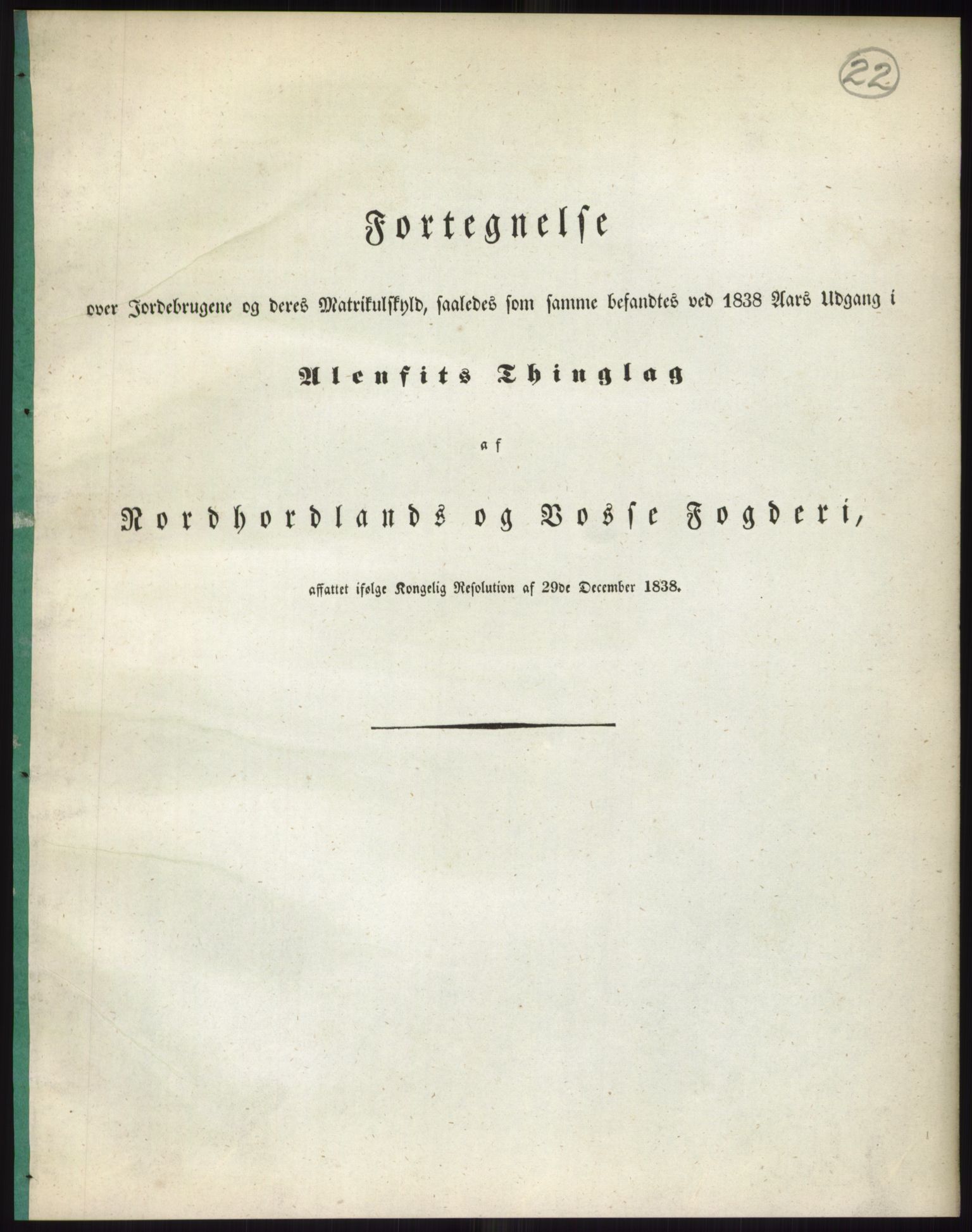 Andre publikasjoner, PUBL/PUBL-999/0002/0012: Bind 12 - Søndre Bergenhus amt: Nordhordland og Voss fogderi, 1838, p. 42