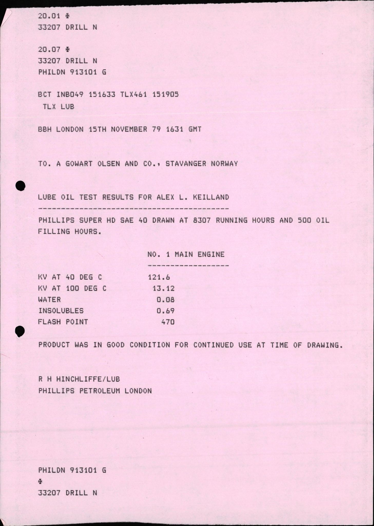 Pa 1503 - Stavanger Drilling AS, AV/SAST-A-101906/2/E/Eb/Eba/L0010: Sak og korrespondanse, 1977-1981