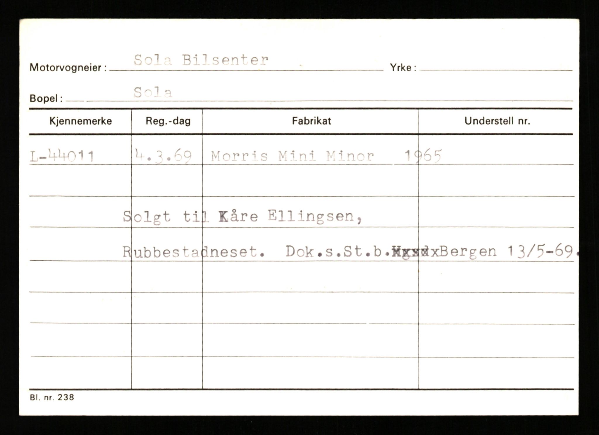 Stavanger trafikkstasjon, SAST/A-101942/0/G/L0006: Registreringsnummer: 34250 - 49007, 1930-1971, p. 2548