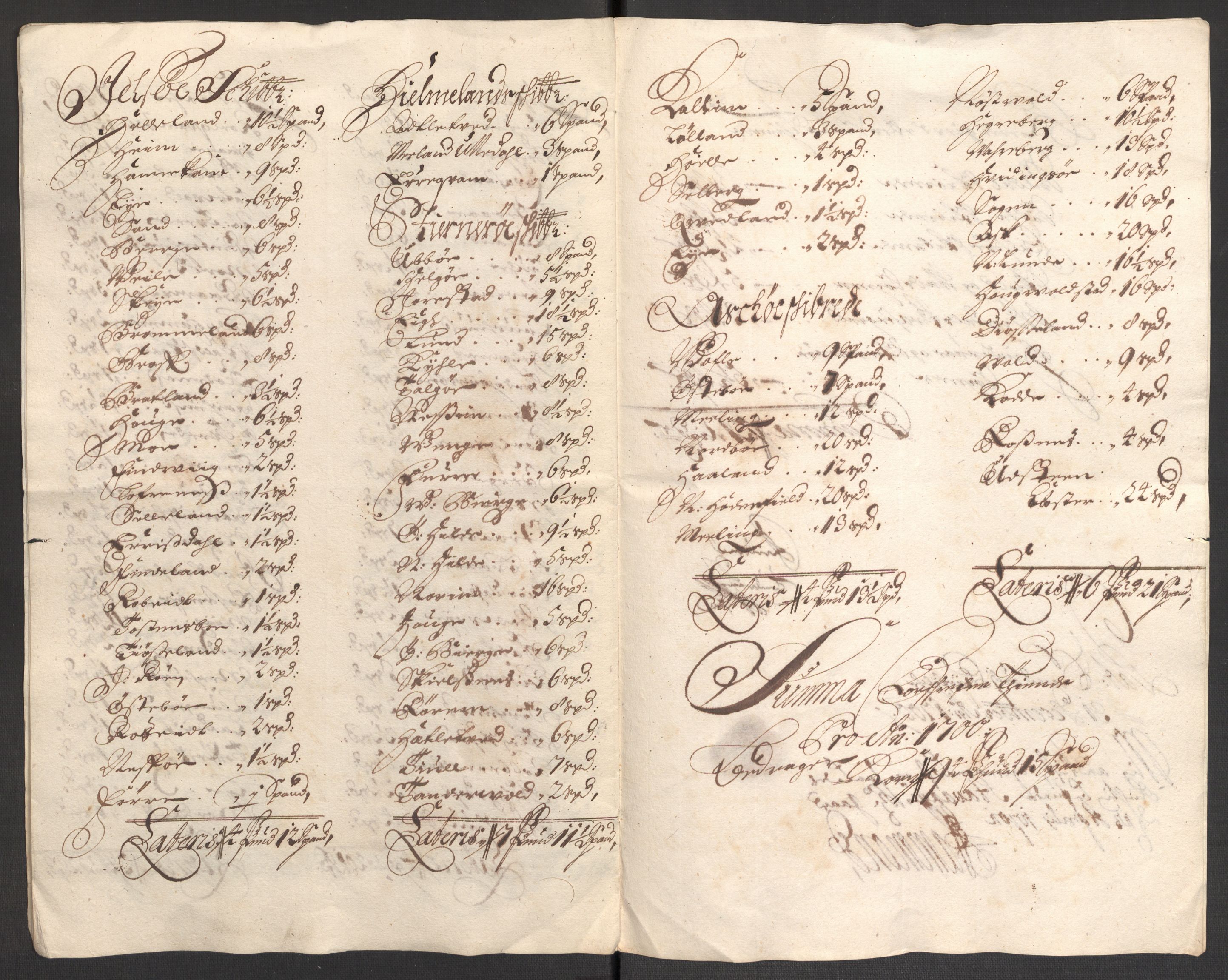 Rentekammeret inntil 1814, Reviderte regnskaper, Fogderegnskap, RA/EA-4092/R47/L2858: Fogderegnskap Ryfylke, 1697-1700, p. 347