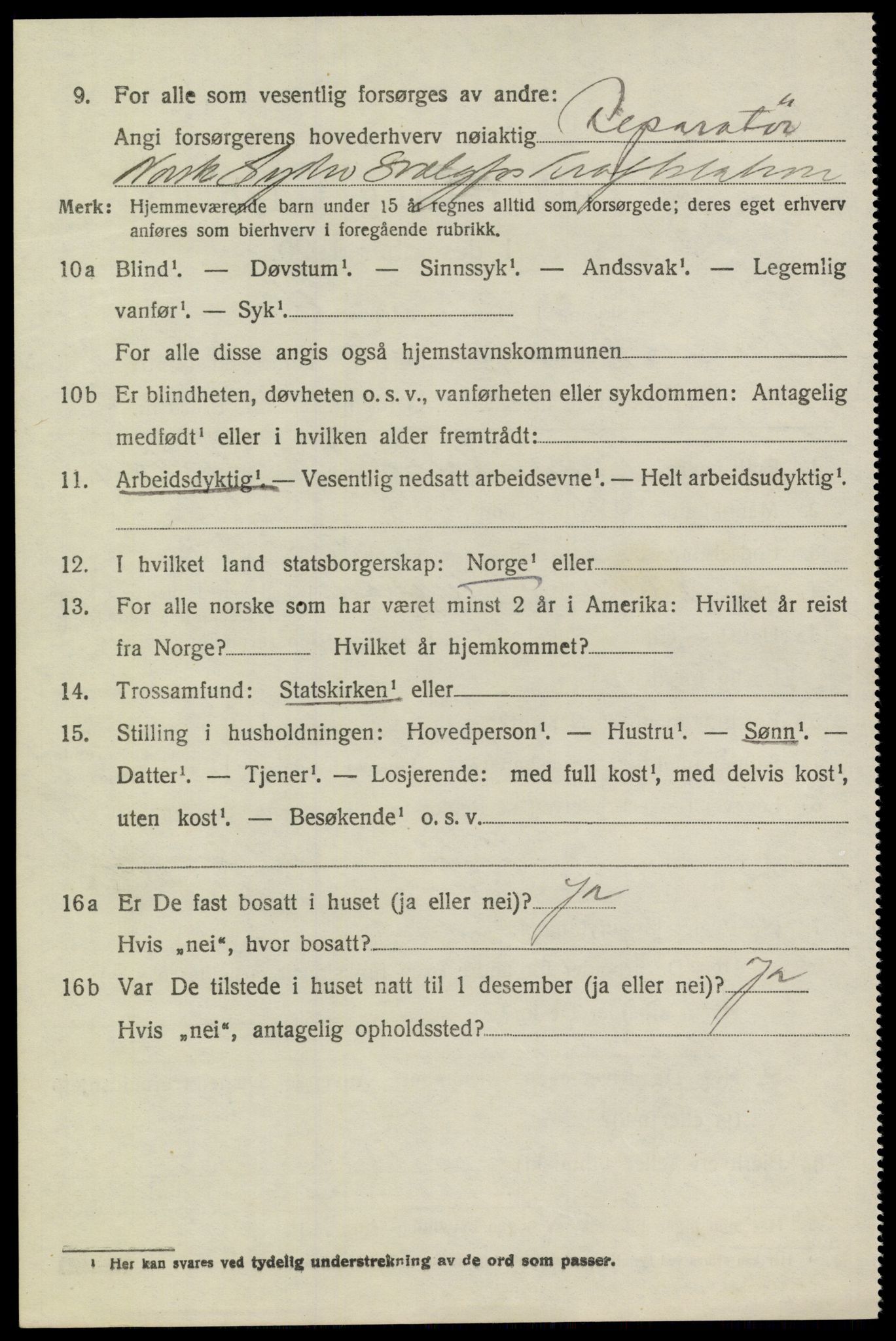 SAKO, 1920 census for Heddal, 1920, p. 8309