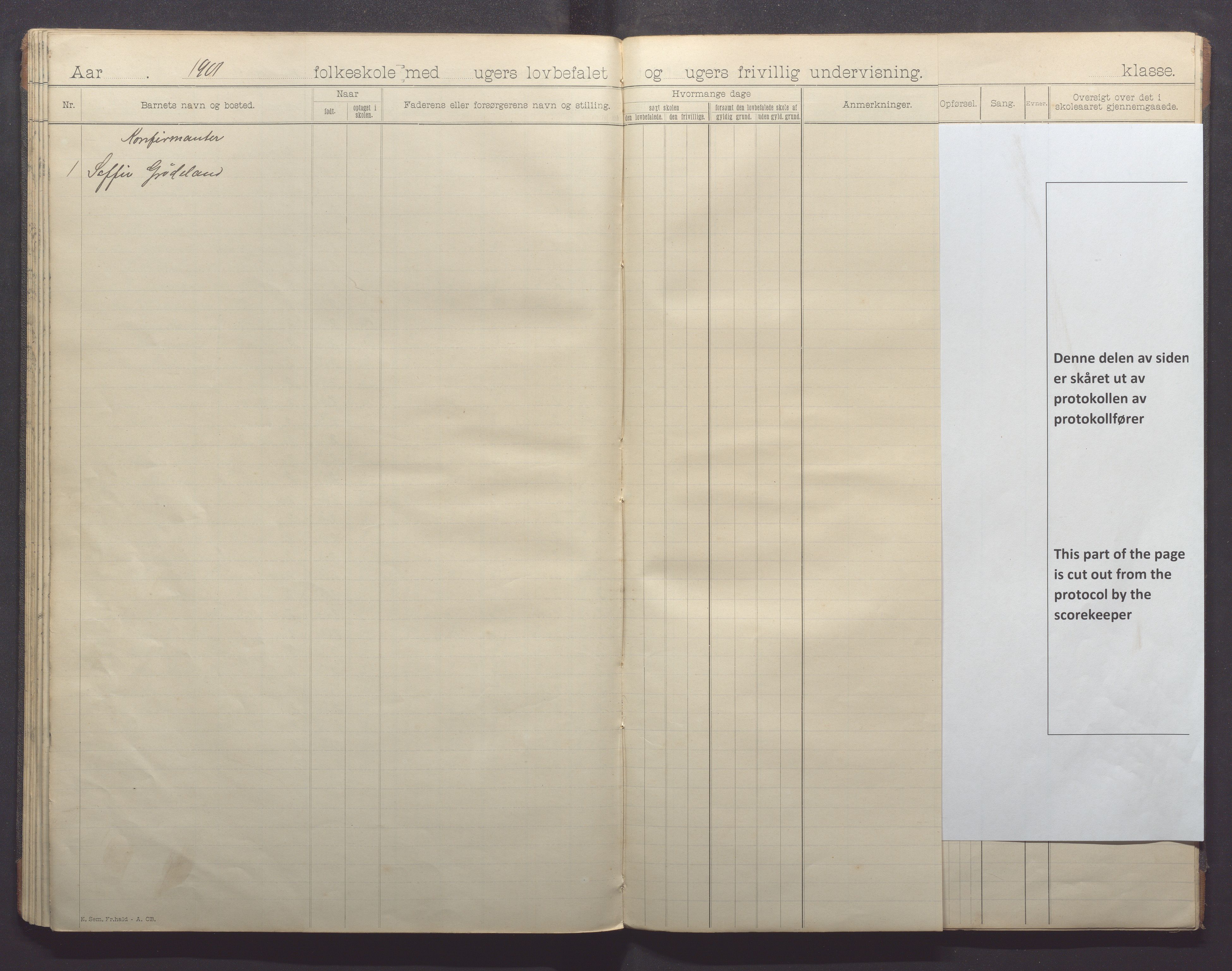 Klepp kommune - Pollestad skule, IKAR/K-100295/H/L0001: Skoleprotokoll, 1892-1898, p. 45