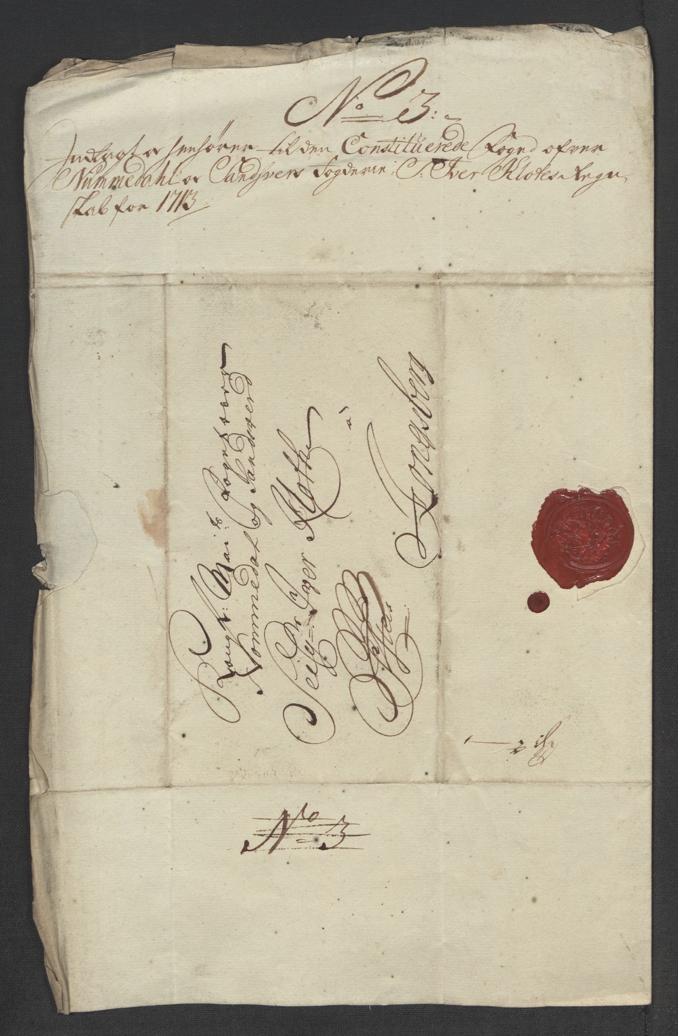 Rentekammeret inntil 1814, Reviderte regnskaper, Fogderegnskap, AV/RA-EA-4092/R24/L1588: Fogderegnskap Numedal og Sandsvær, 1713, p. 245