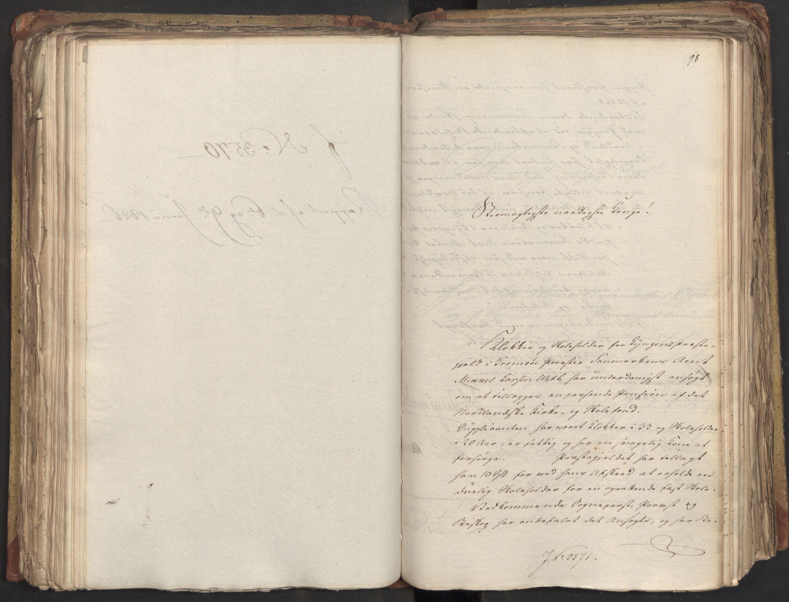 Statsrådsavdelingen i Stockholm, AV/RA-S-1003/D/Da/L0047: Regjeringsinnstillinger nr. 3501-3659, 1826, p. 202
