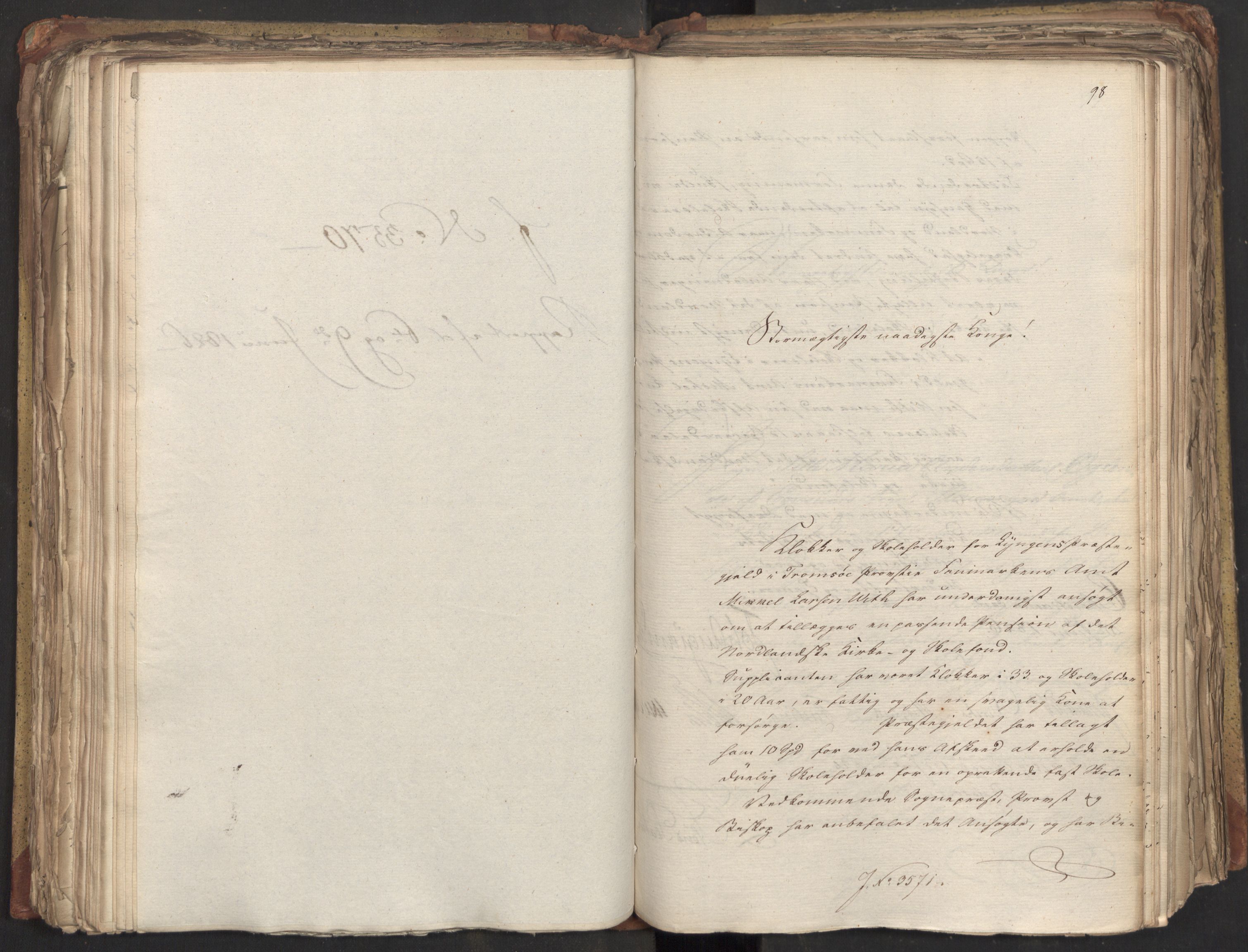 Statsrådsavdelingen i Stockholm, RA/S-1003/D/Da/L0047: Regjeringsinnstillinger nr. 3501-3659, 1826, p. 202