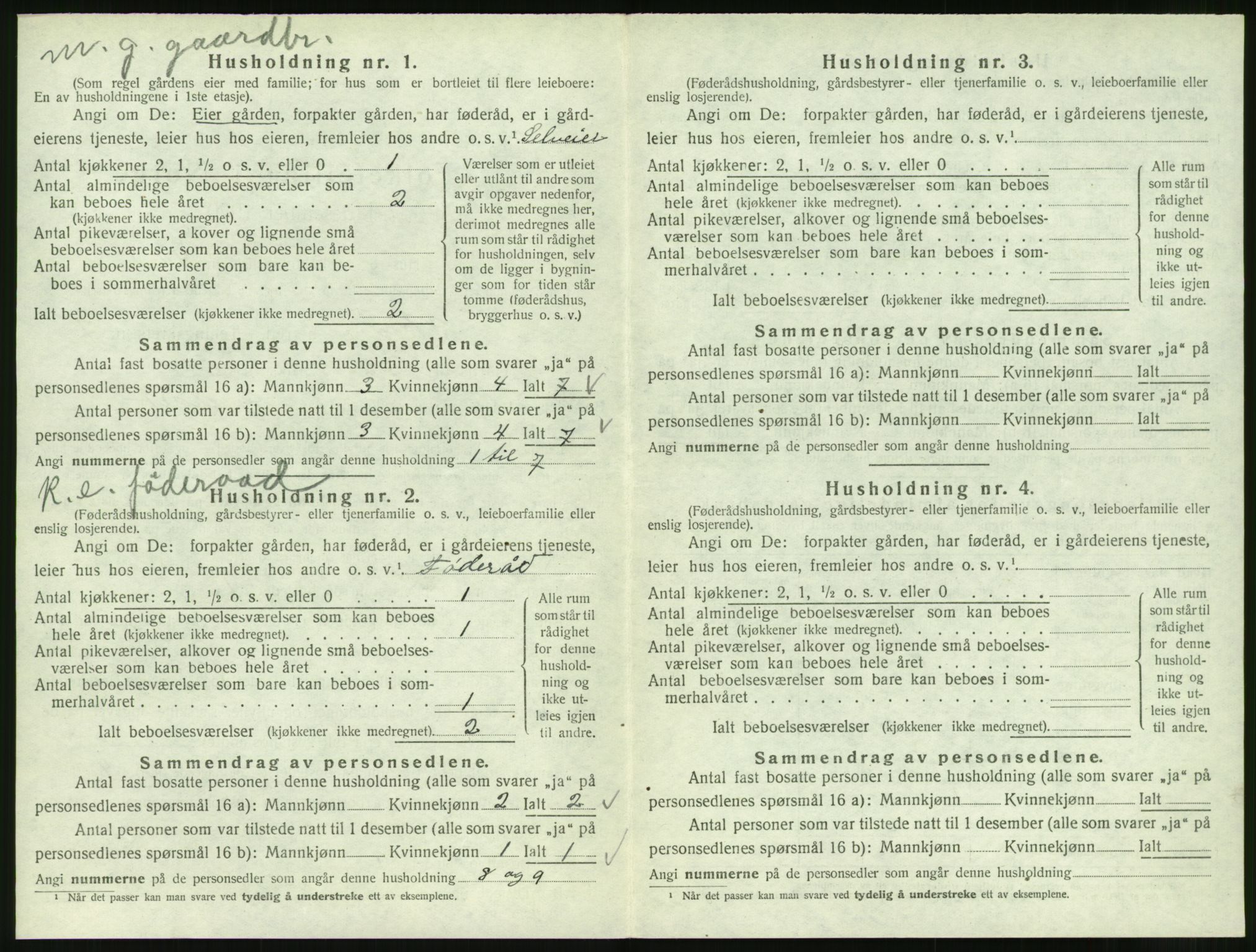 SAT, 1920 census for Skodje, 1920, p. 544