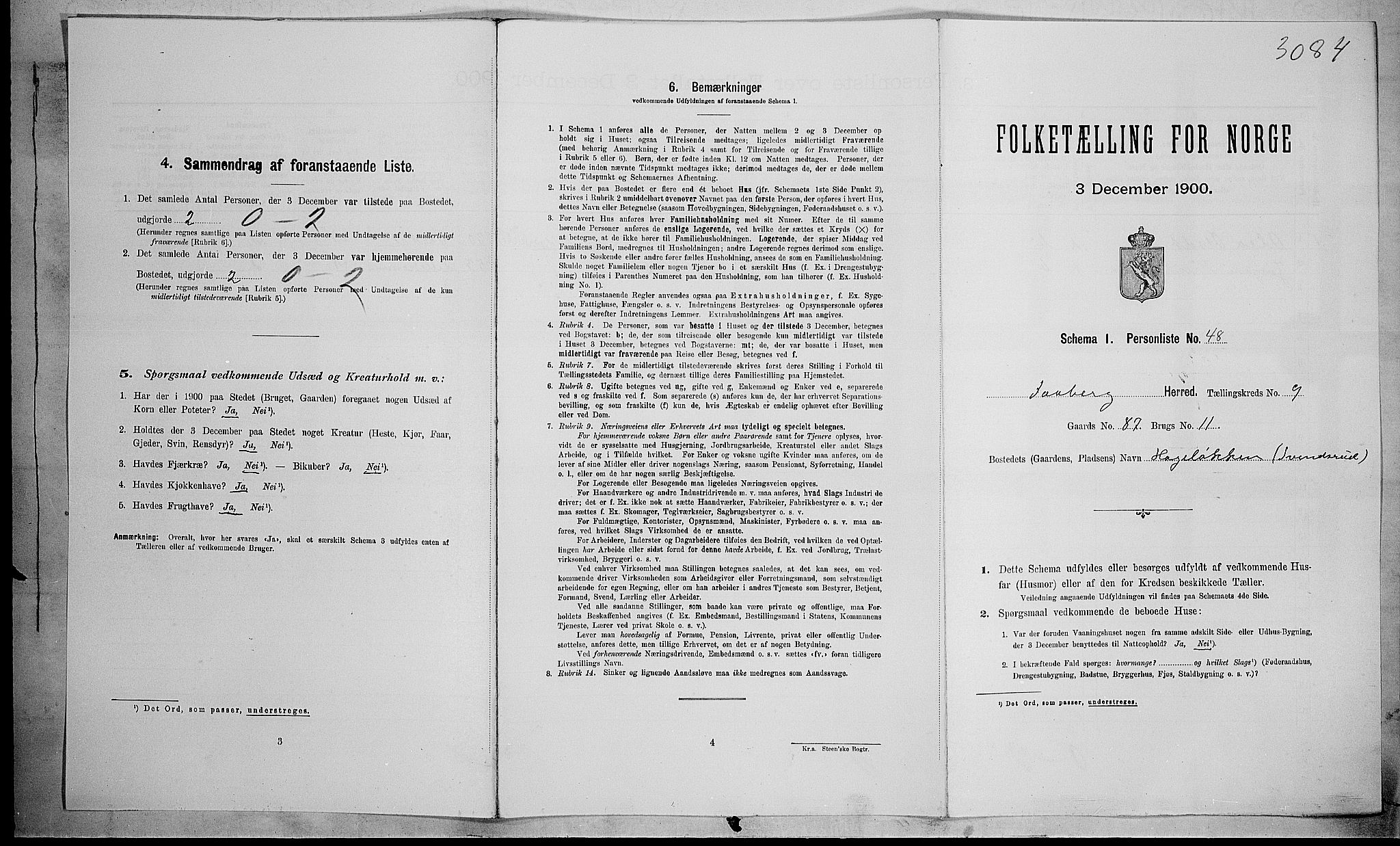 SAH, 1900 census for Fåberg, 1900, p. 983