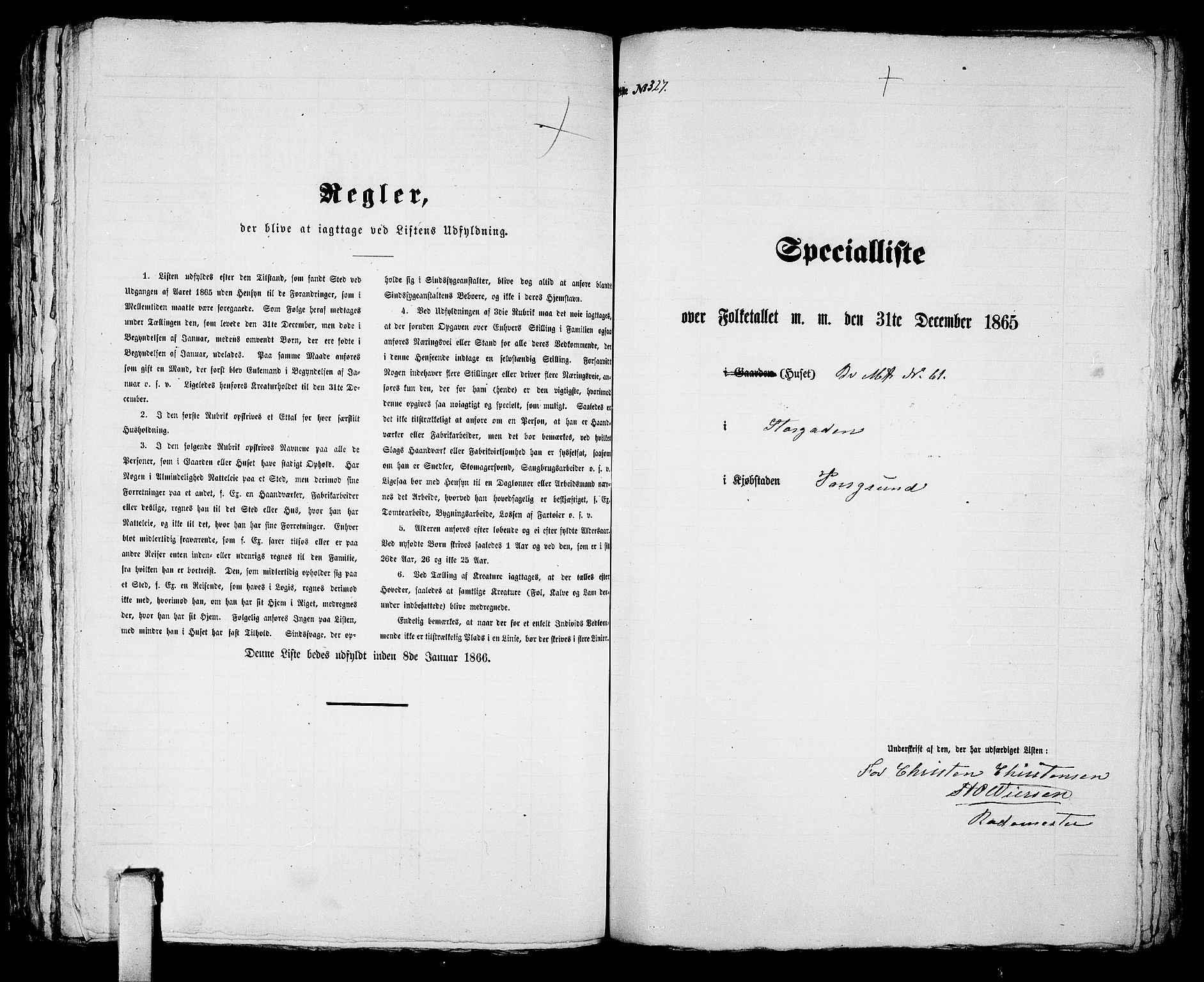 RA, 1865 census for Porsgrunn, 1865, p. 670