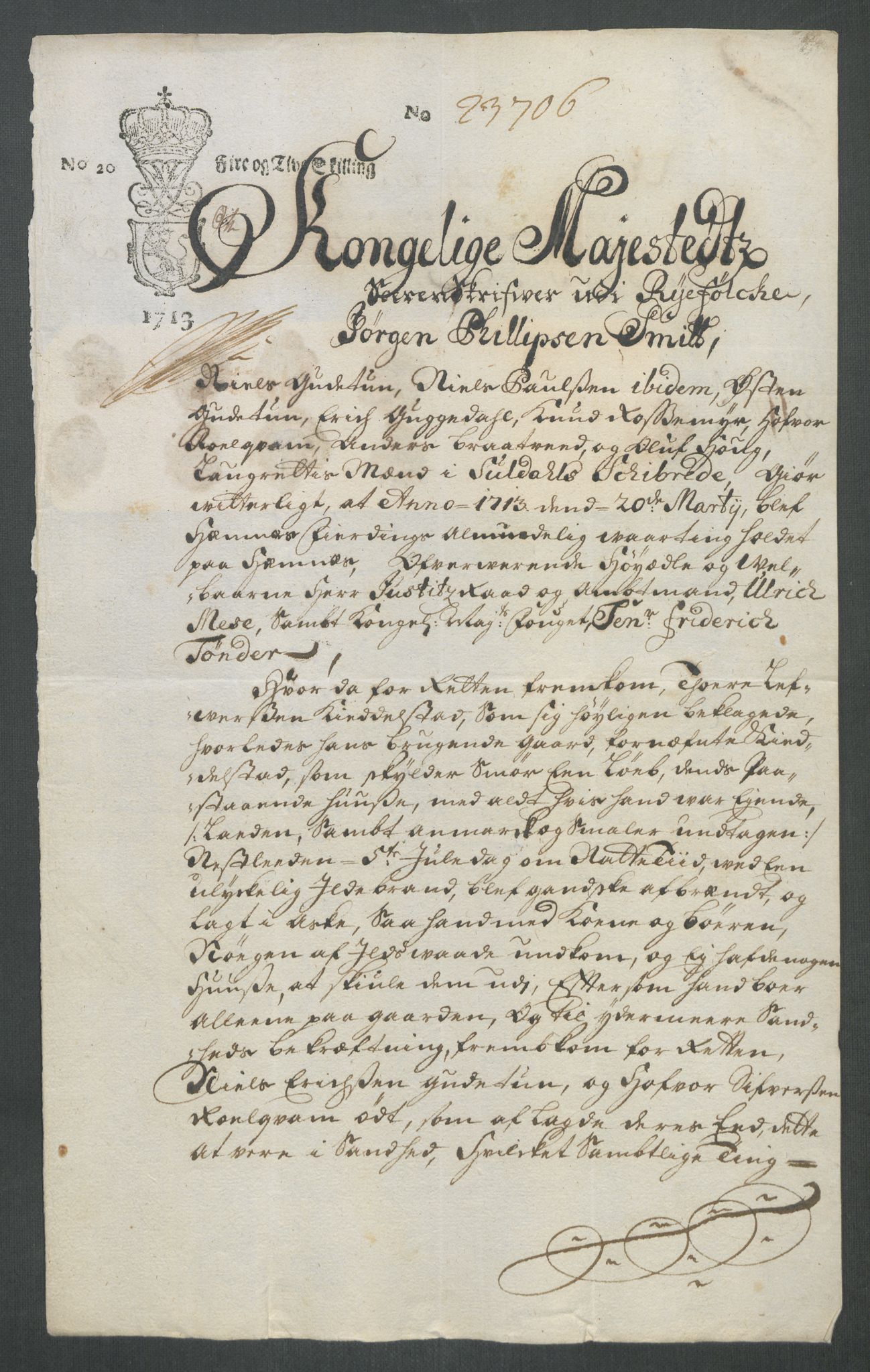 Rentekammeret inntil 1814, Reviderte regnskaper, Fogderegnskap, AV/RA-EA-4092/R47/L2866: Fogderegnskap Ryfylke, 1713, p. 407