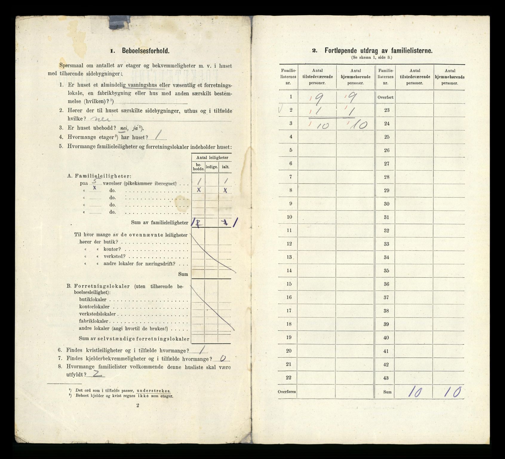 RA, 1910 census for Bergen, 1910, p. 4462