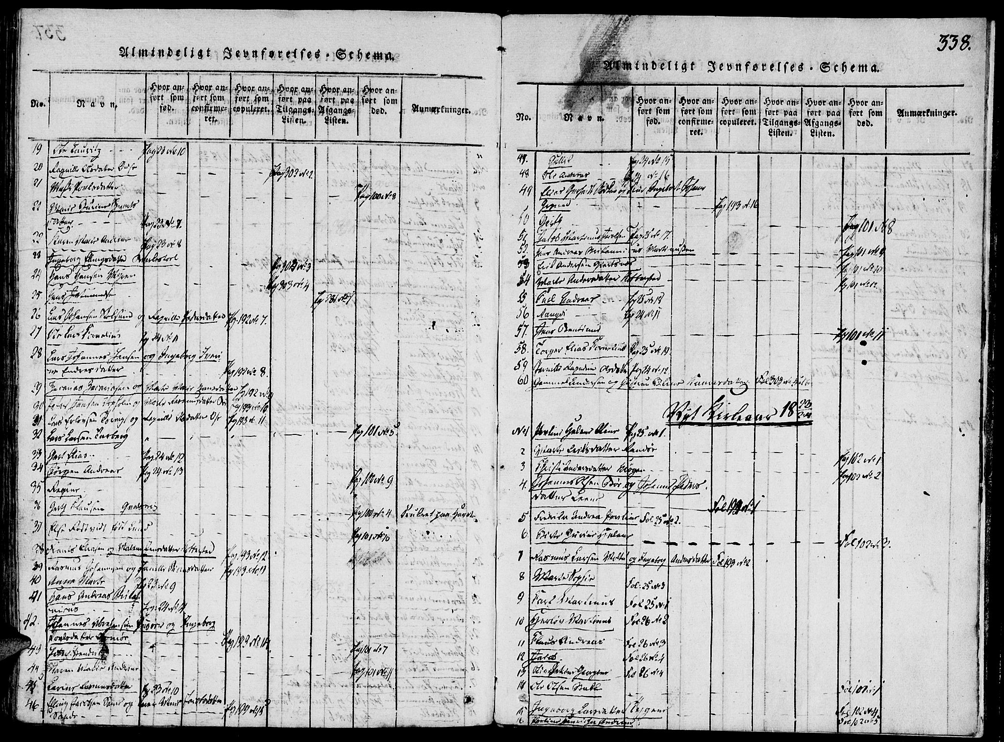 Ministerialprotokoller, klokkerbøker og fødselsregistre - Møre og Romsdal, AV/SAT-A-1454/507/L0069: Parish register (official) no. 507A04, 1816-1841, p. 338