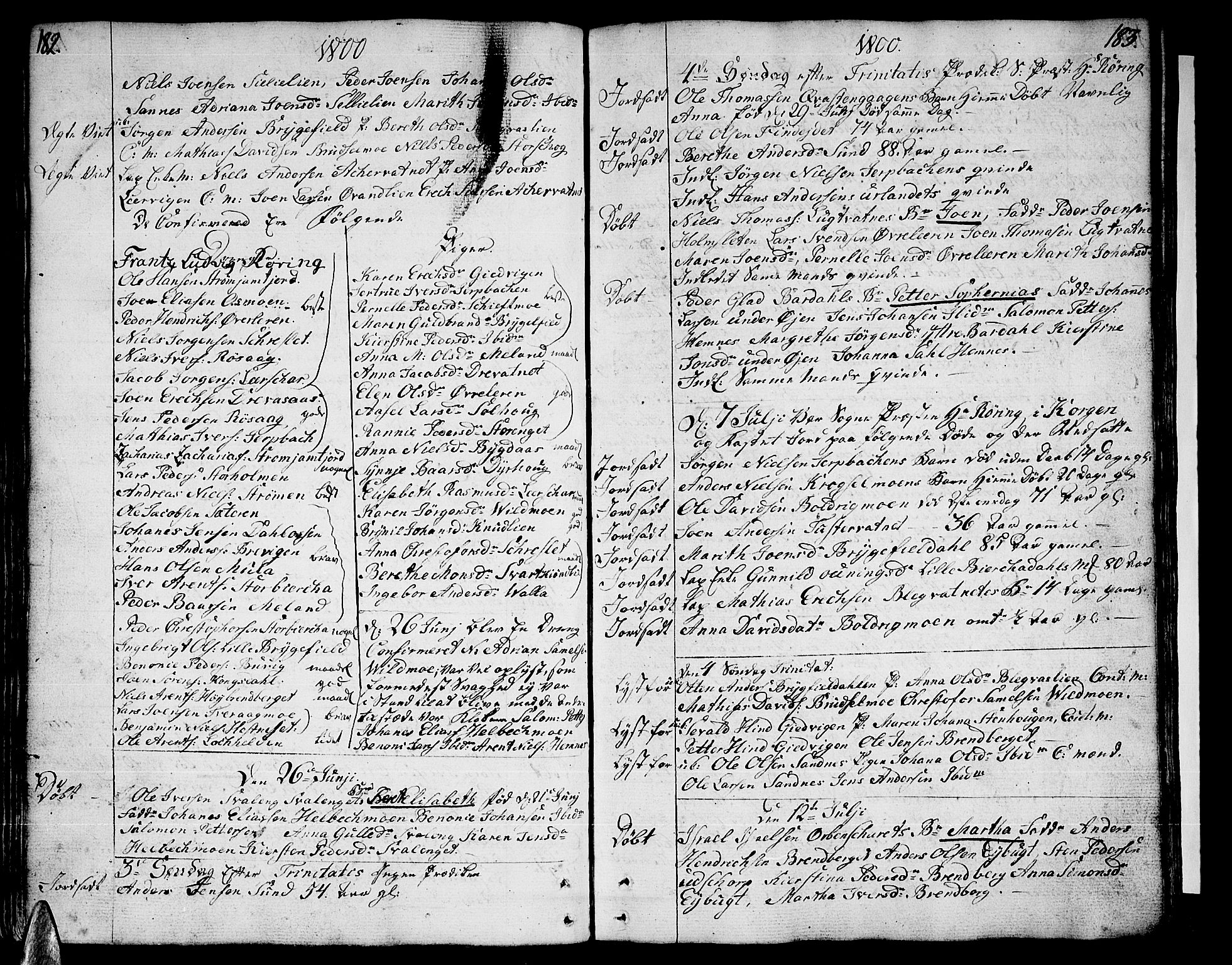 Ministerialprotokoller, klokkerbøker og fødselsregistre - Nordland, SAT/A-1459/825/L0349: Parish register (official) no. 825A05 /1, 1789-1806, p. 182-183