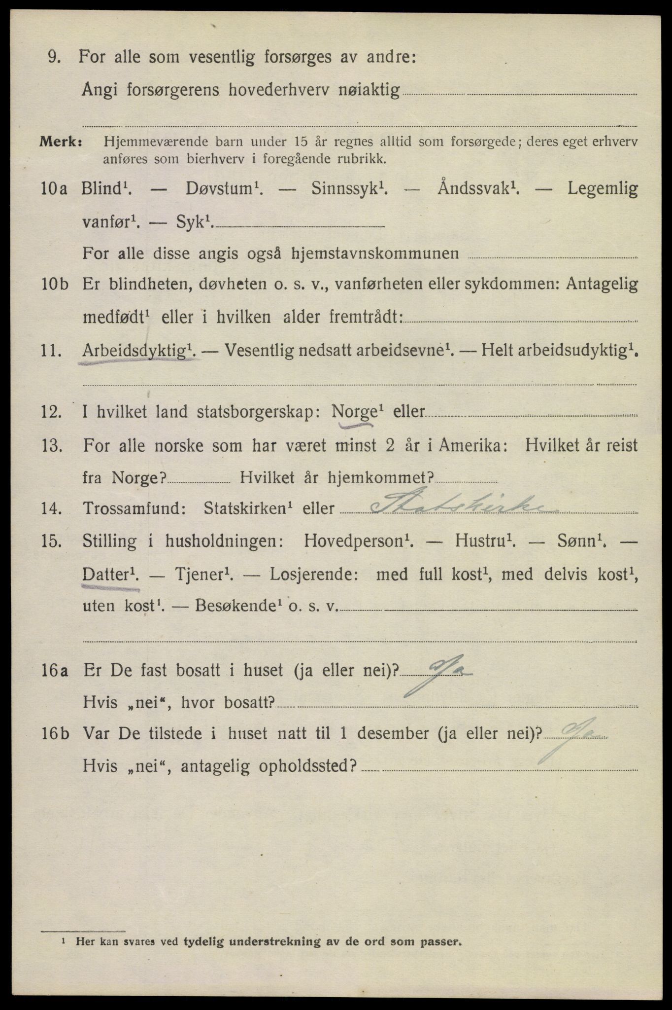 SAKO, 1920 census for Kragerø, 1920, p. 12978