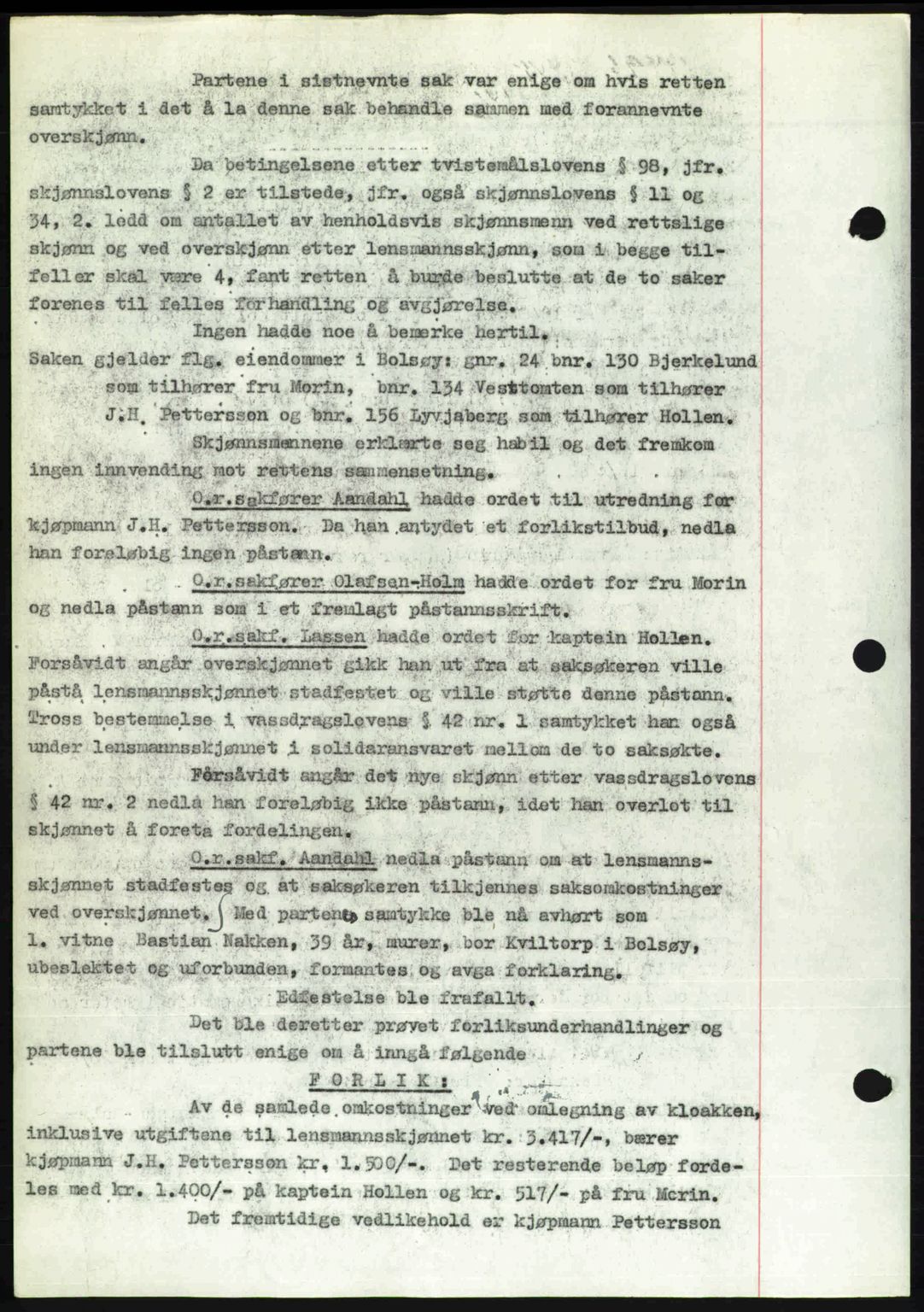 Romsdal sorenskriveri, AV/SAT-A-4149/1/2/2C: Mortgage book no. A26, 1948-1948, Diary no: : 1496/1948