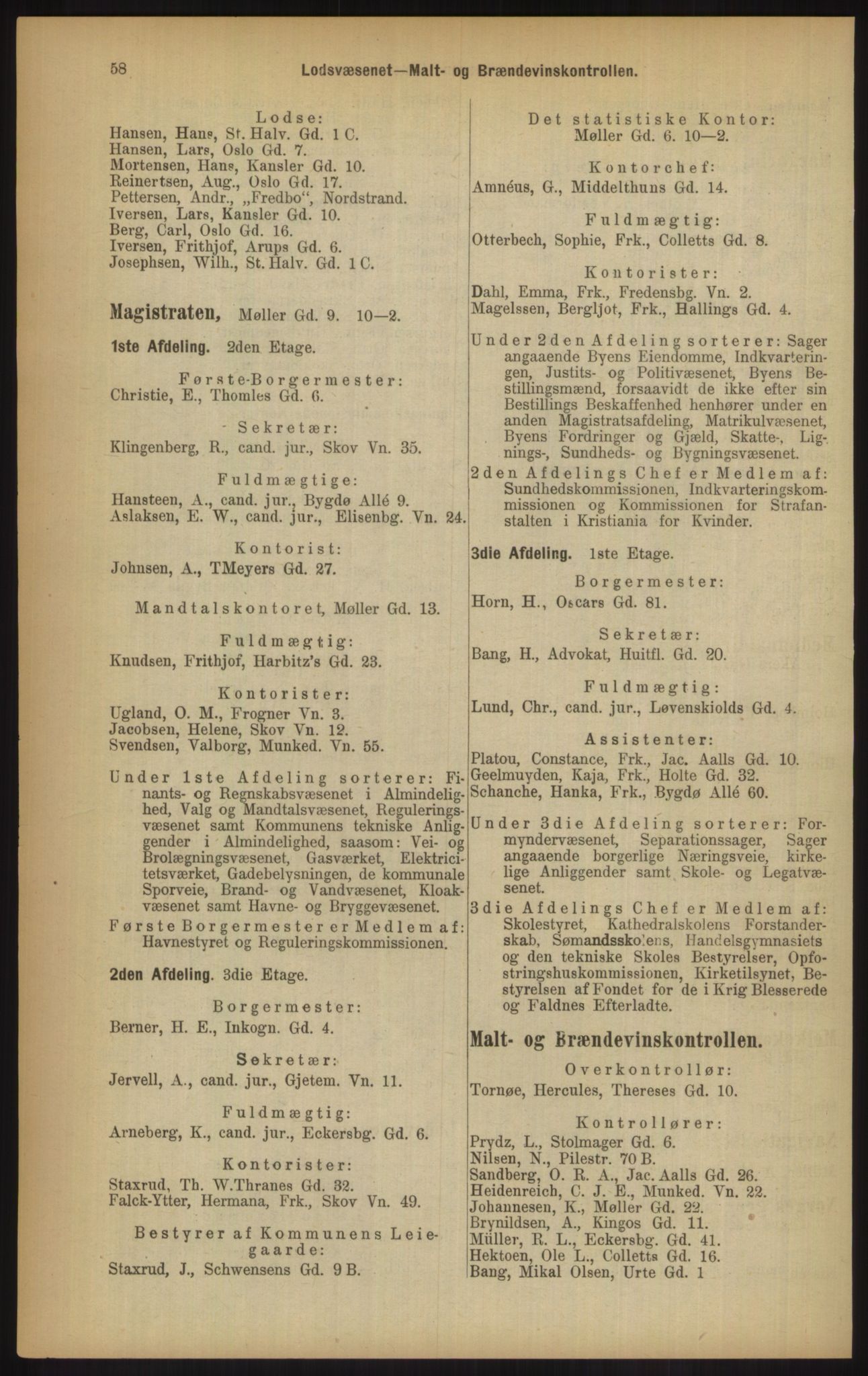 Kristiania/Oslo adressebok, PUBL/-, 1902, p. 58