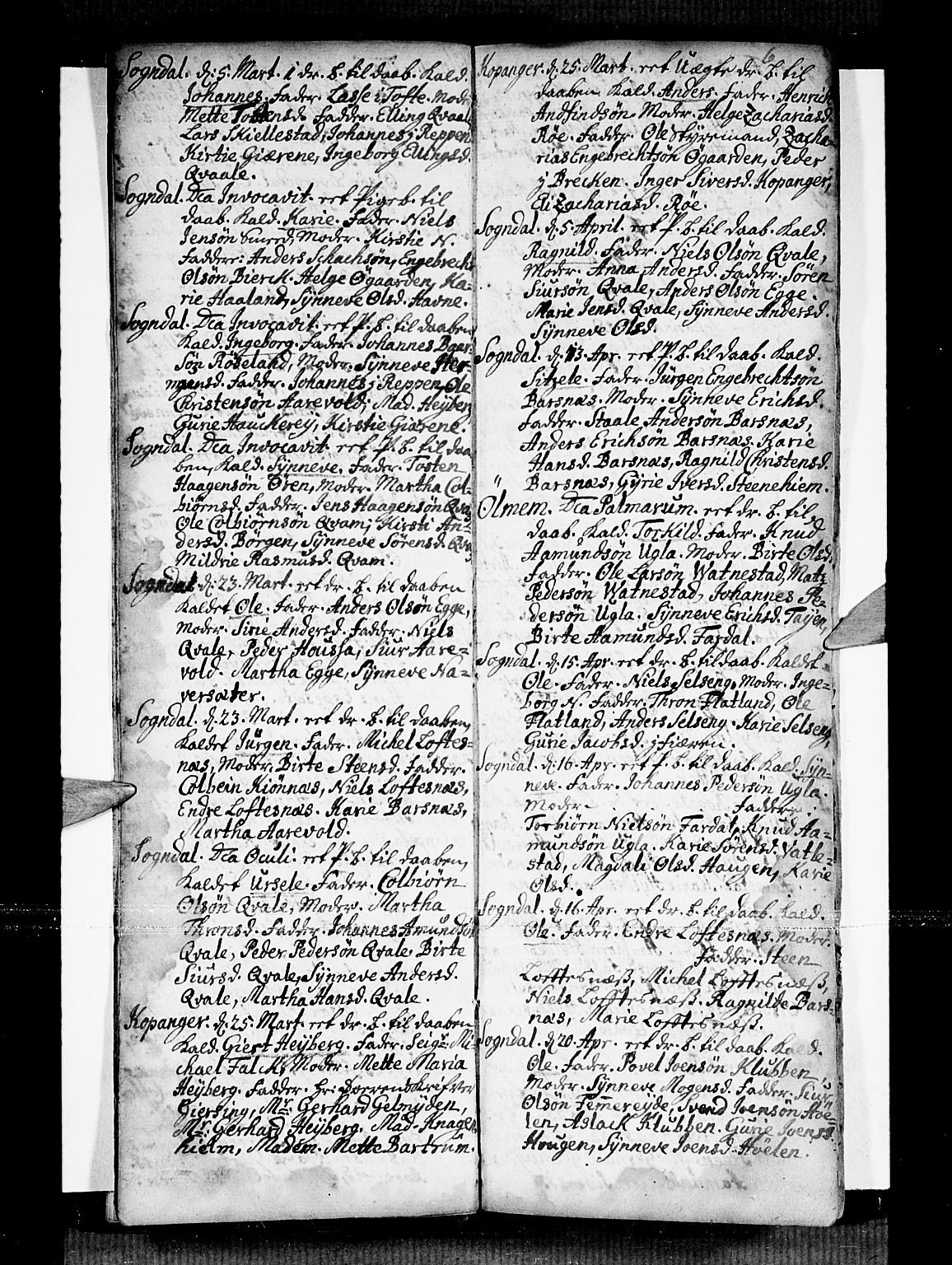 Sogndal sokneprestembete, SAB/A-81301/H/Haa/Haaa/L0002: Parish register (official) no. A 2, 1725-1741, p. 6