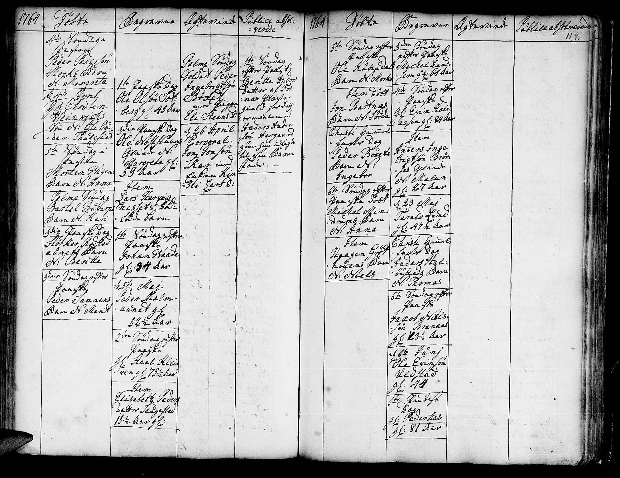 Ministerialprotokoller, klokkerbøker og fødselsregistre - Nord-Trøndelag, SAT/A-1458/741/L0385: Parish register (official) no. 741A01, 1722-1815, p. 119