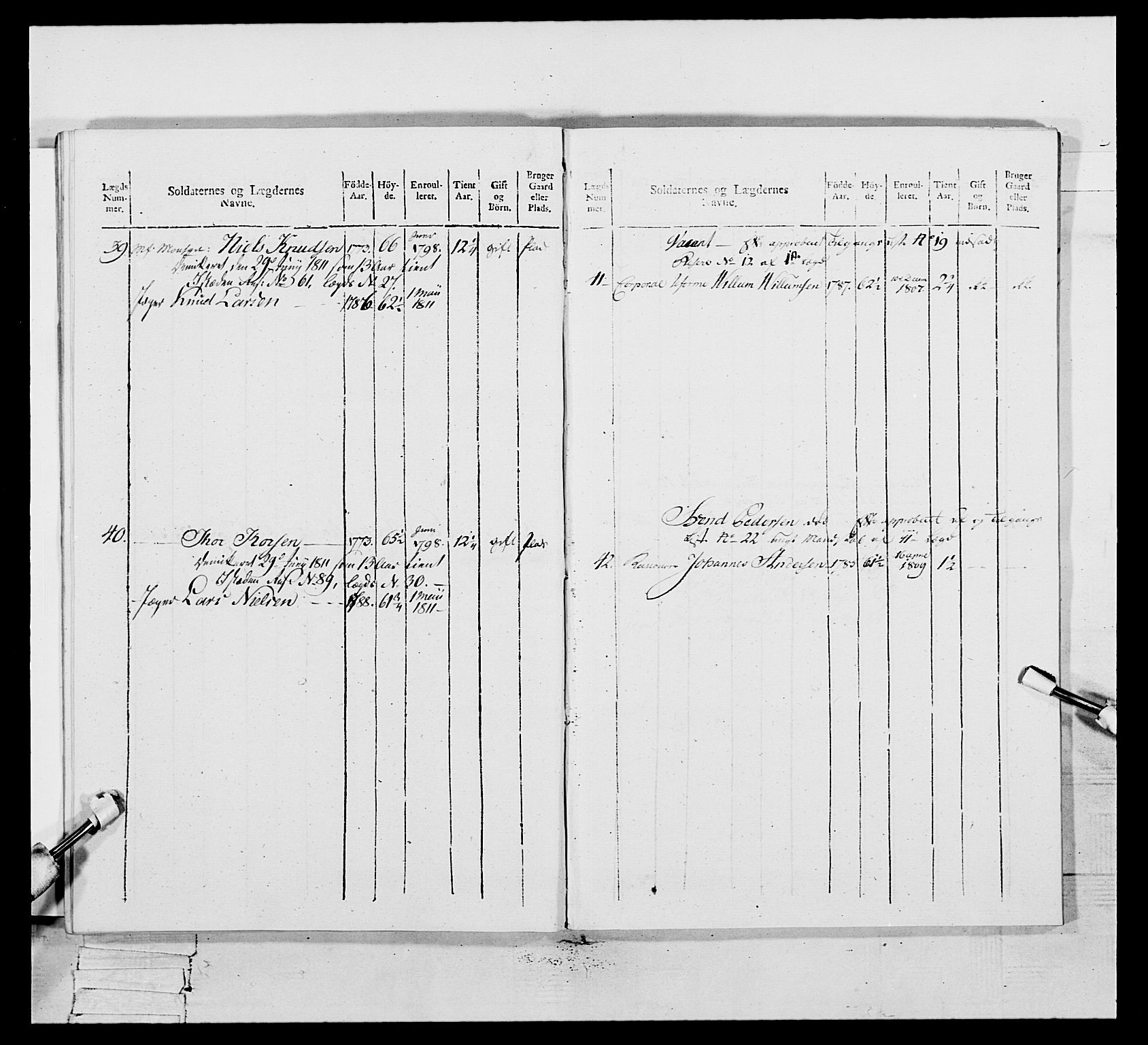 Generalitets- og kommissariatskollegiet, Det kongelige norske kommissariatskollegium, AV/RA-EA-5420/E/Eh/L0111: Vesterlenske nasjonale infanteriregiment, 1810, p. 360