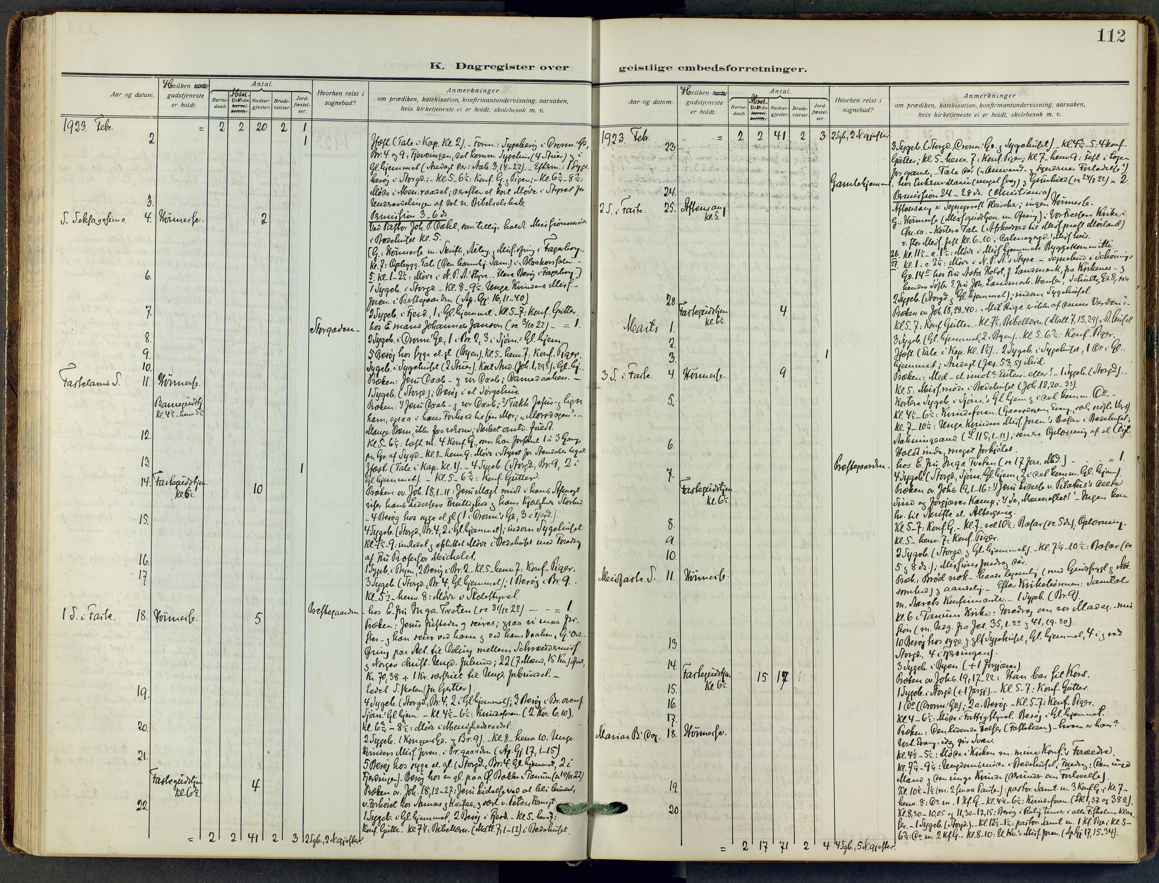 Stavern kirkebøker, AV/SAKO-A-318/F/Fa/L0010: Parish register (official) no. 10, 1916-1967, p. 112