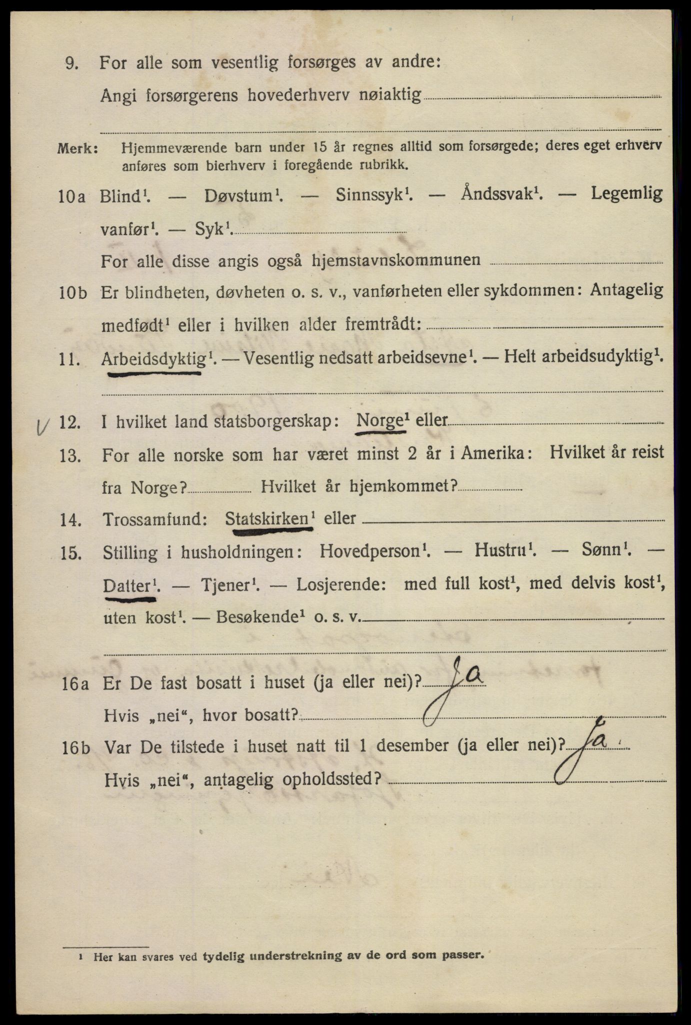 SAO, 1920 census for Kristiania, 1920, p. 491040