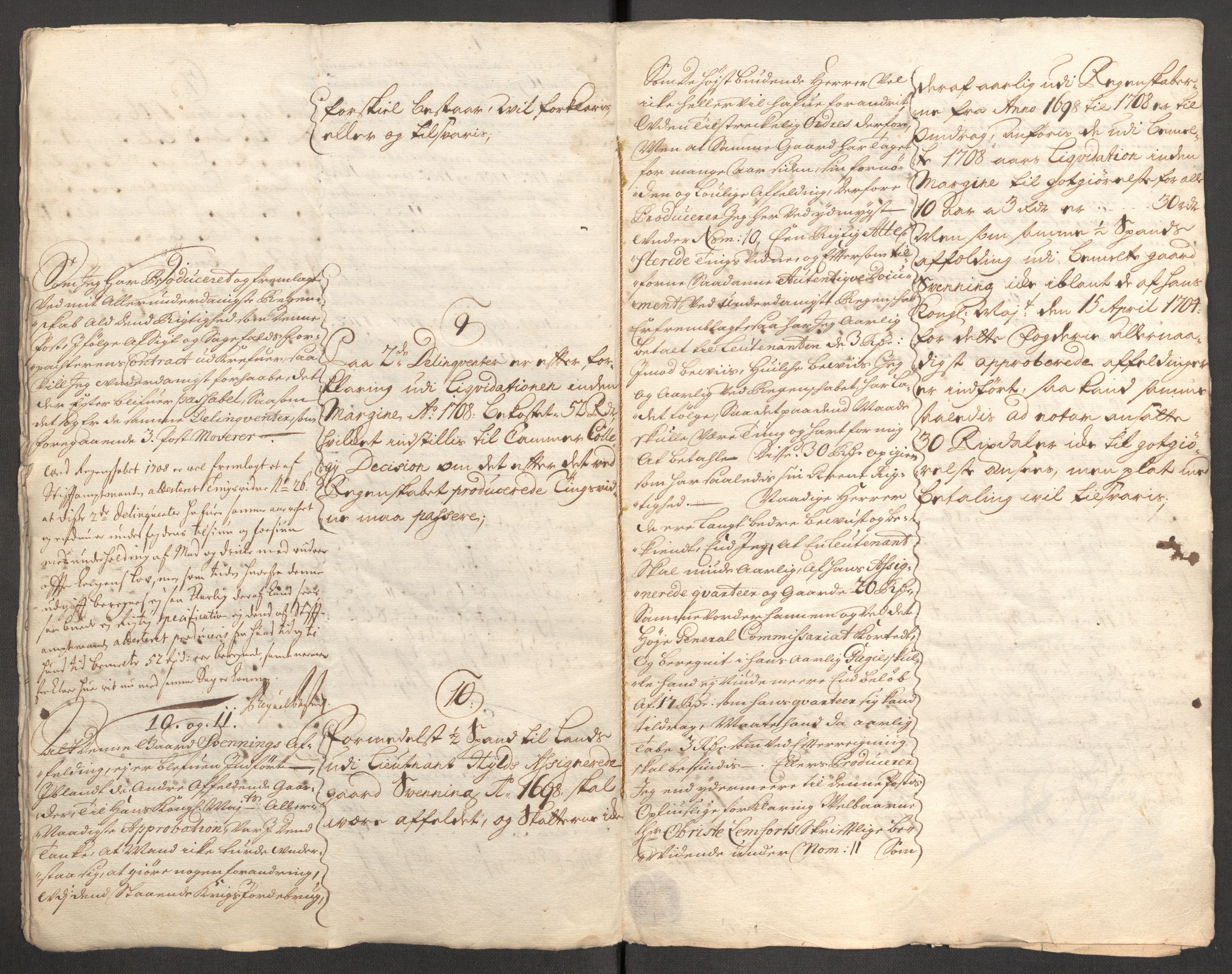 Rentekammeret inntil 1814, Reviderte regnskaper, Fogderegnskap, AV/RA-EA-4092/R64/L4430: Fogderegnskap Namdal, 1707-1708, p. 444